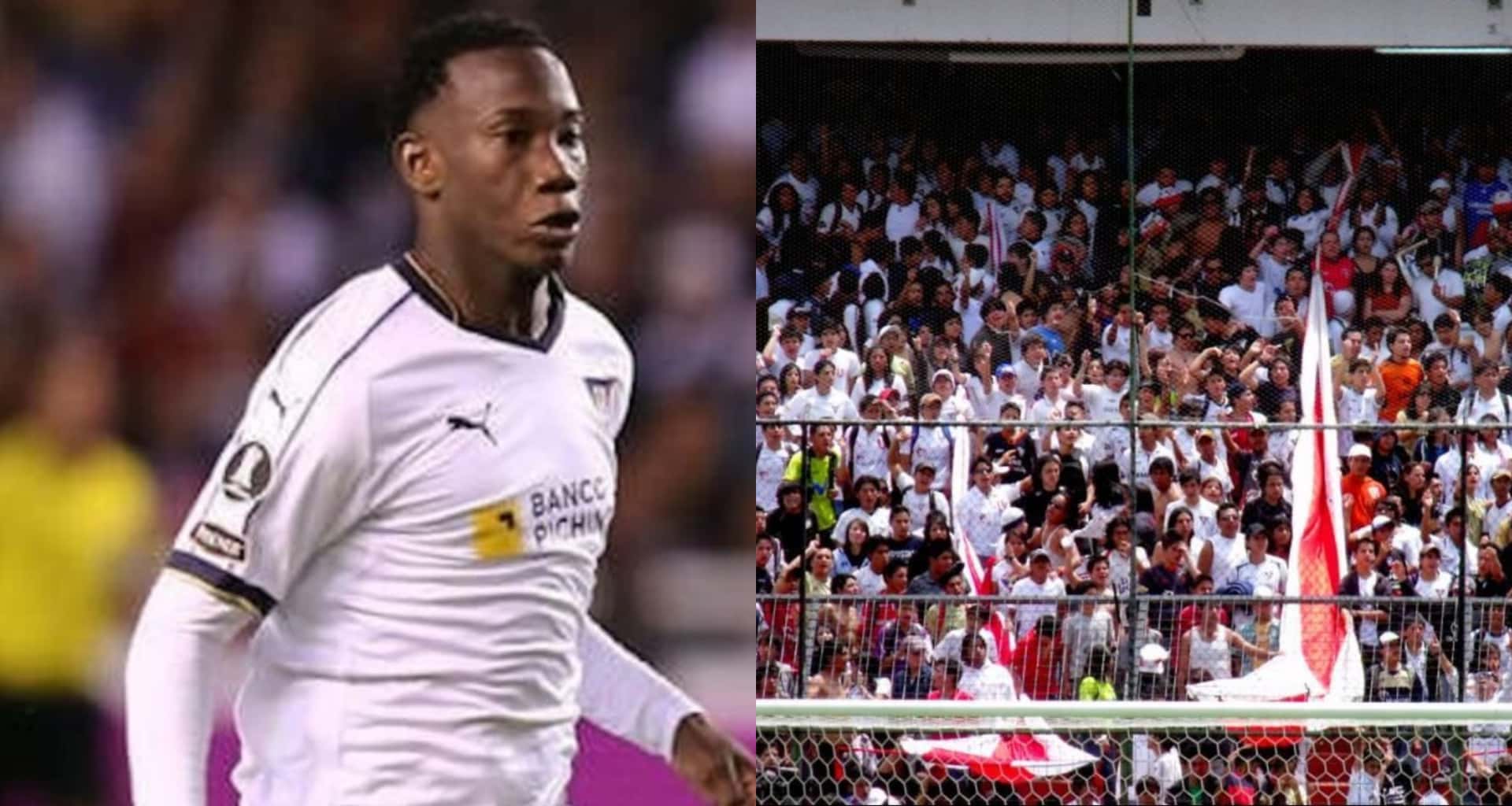 Luis Caicedo que está lesionado en Liga de Quito se fue contra la hinchada que los ha pasado cuestionando desde el año pasado