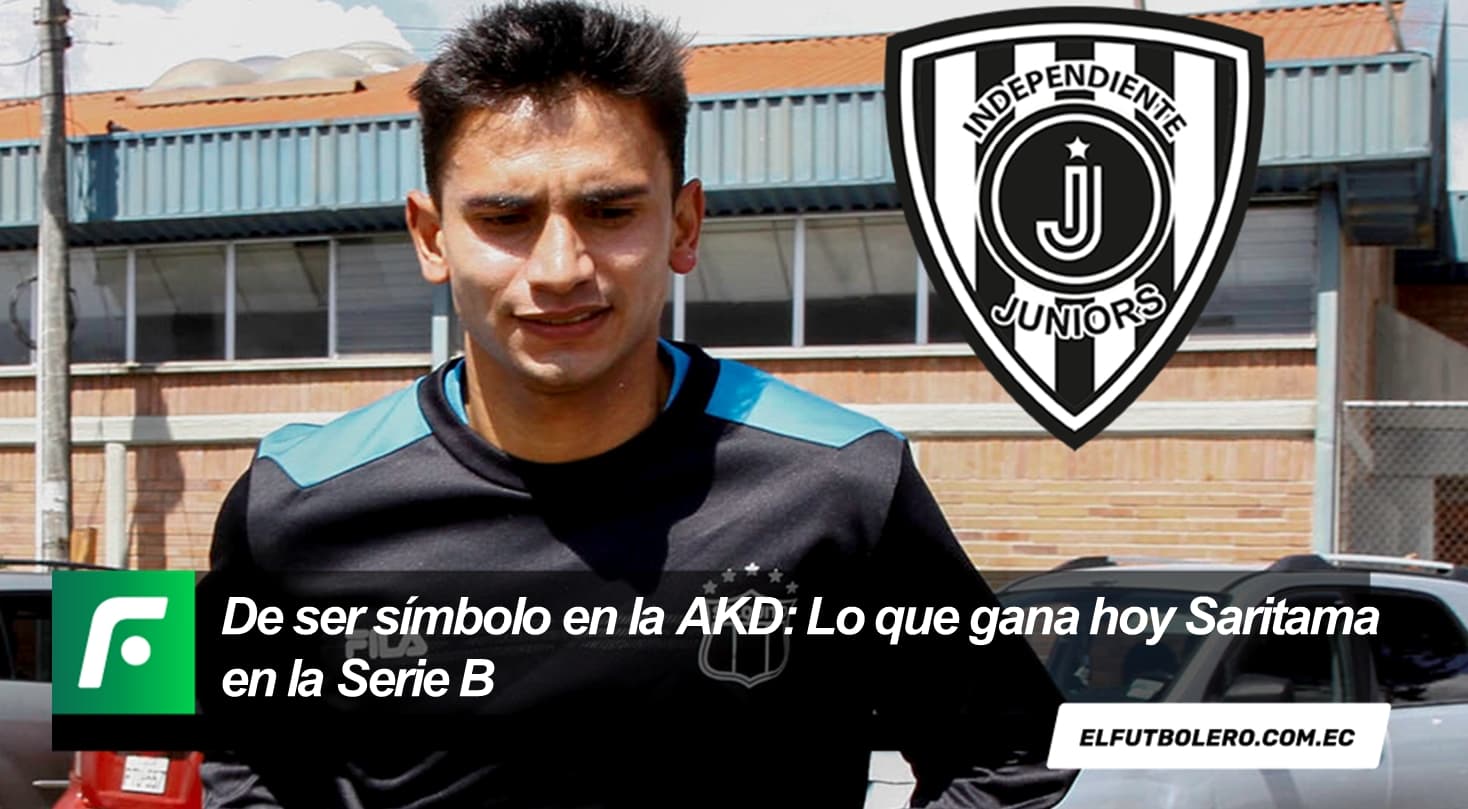 Luis Fernando Saritama llegó a ser el Símbolo de la AKD, ganando un buen salario, y hoy tiene una diferencia en lo que gana con IDV Juniors