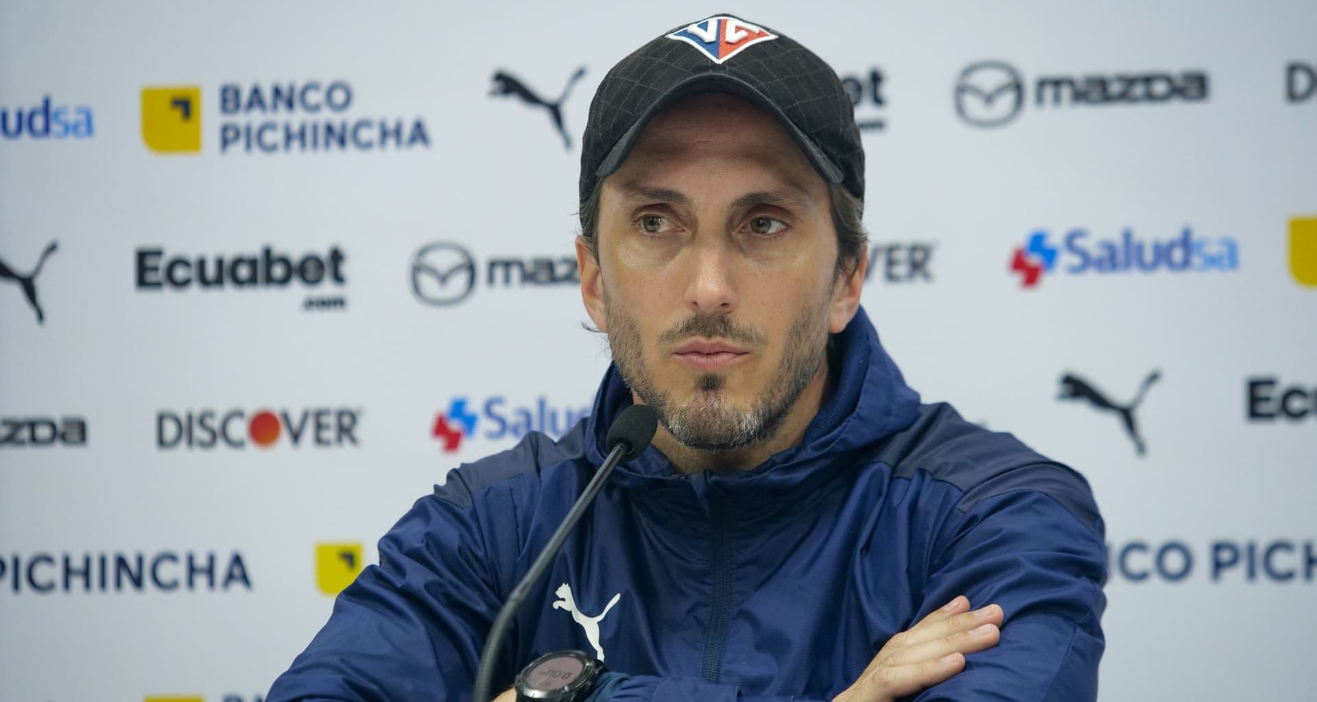 Luis Zubeldía cambió de actitud tras la goleada de Liga de Quito