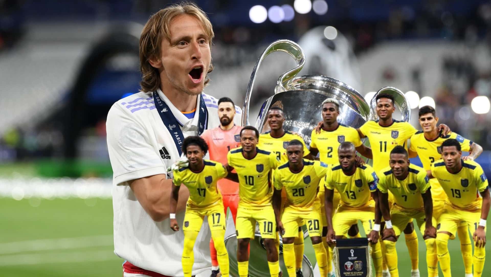Luka Modric y la selección de Ecuador