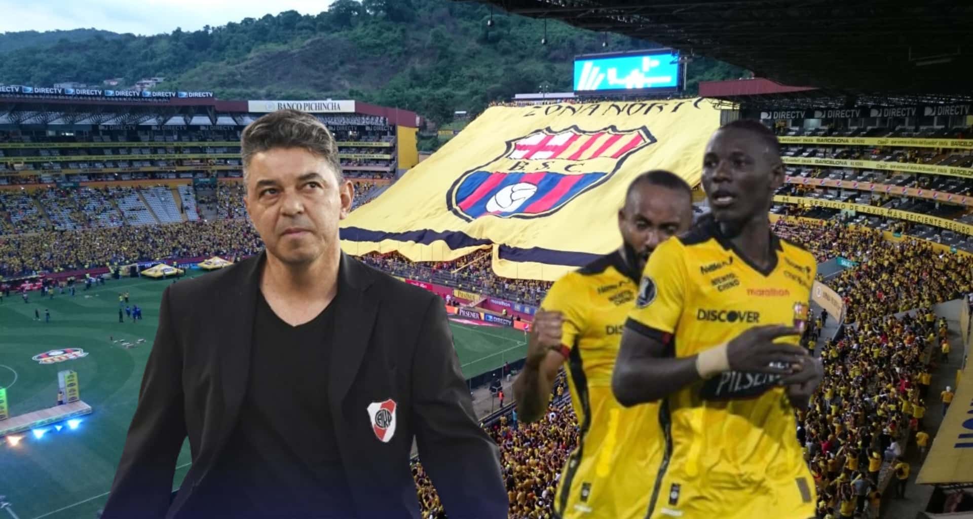 Marcelo Gallardo y Barcelona SC / Foto de: El Futbolero Ecuador
