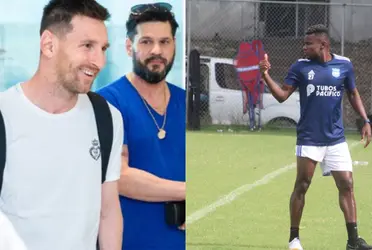 Marcos Caicedo está atravesando una situación similar a Lionel Messi