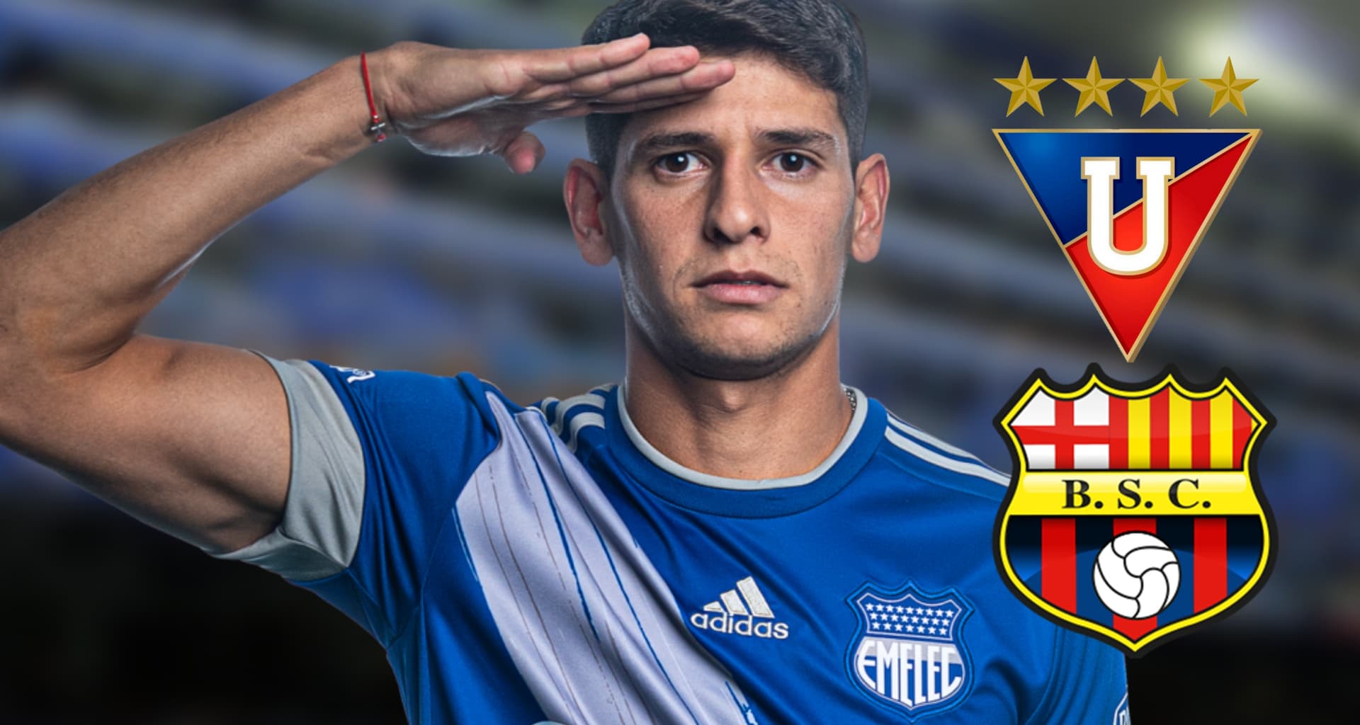 Marcos Mondaini director deportivo de Emelec confirmó que Facundo Barceló no continuará en el 'bombillo'