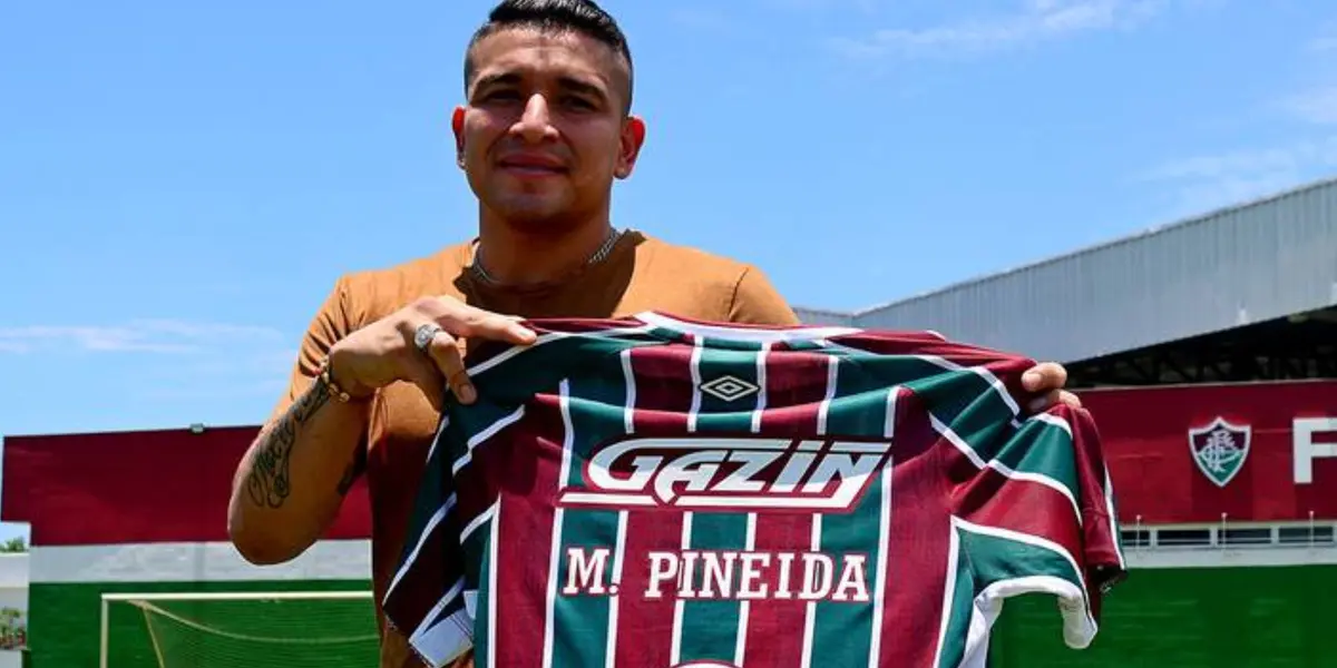 Mario Pineida está decidido a triunfar en Fluminense de Brasil. Ya tuvo su primer amistoso y así le fue