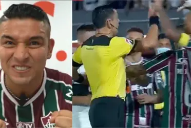 Mario Pineida quedó eliminado con Fluminense de Copa Libertadores y Felipe Melo lo volvió a involucrar en una trifulca ante Olimpia