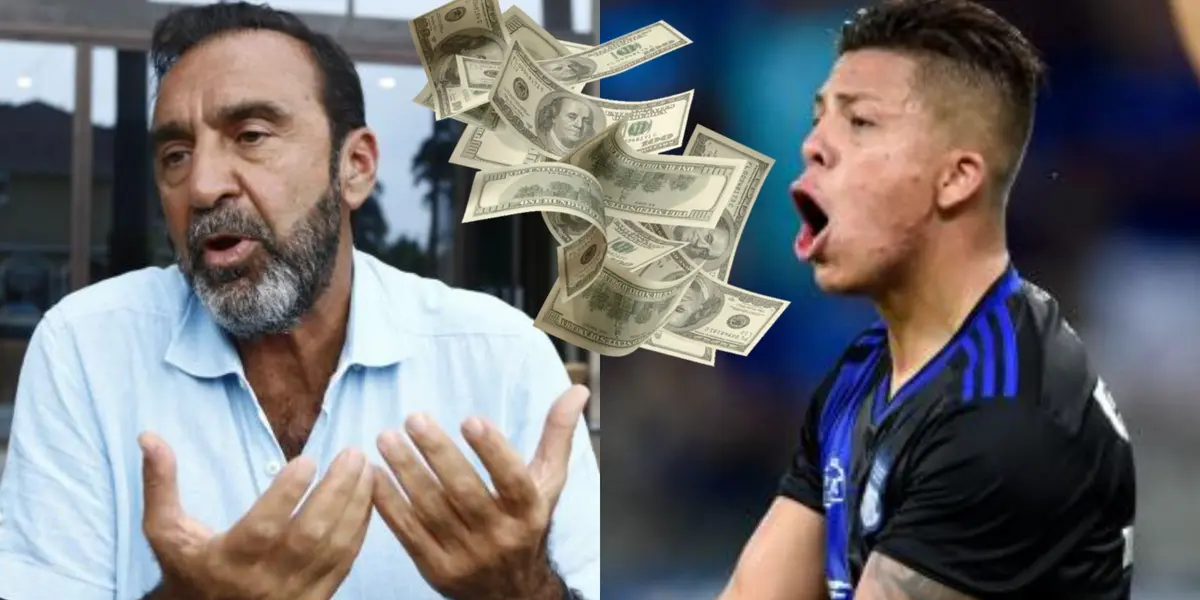 Marlon Mejía tiene opciones para salir de Emelec, con directo al fútbol brasileño, pero Neme sabe que le puede dejar un buen dinero al club. Más de 500 mil