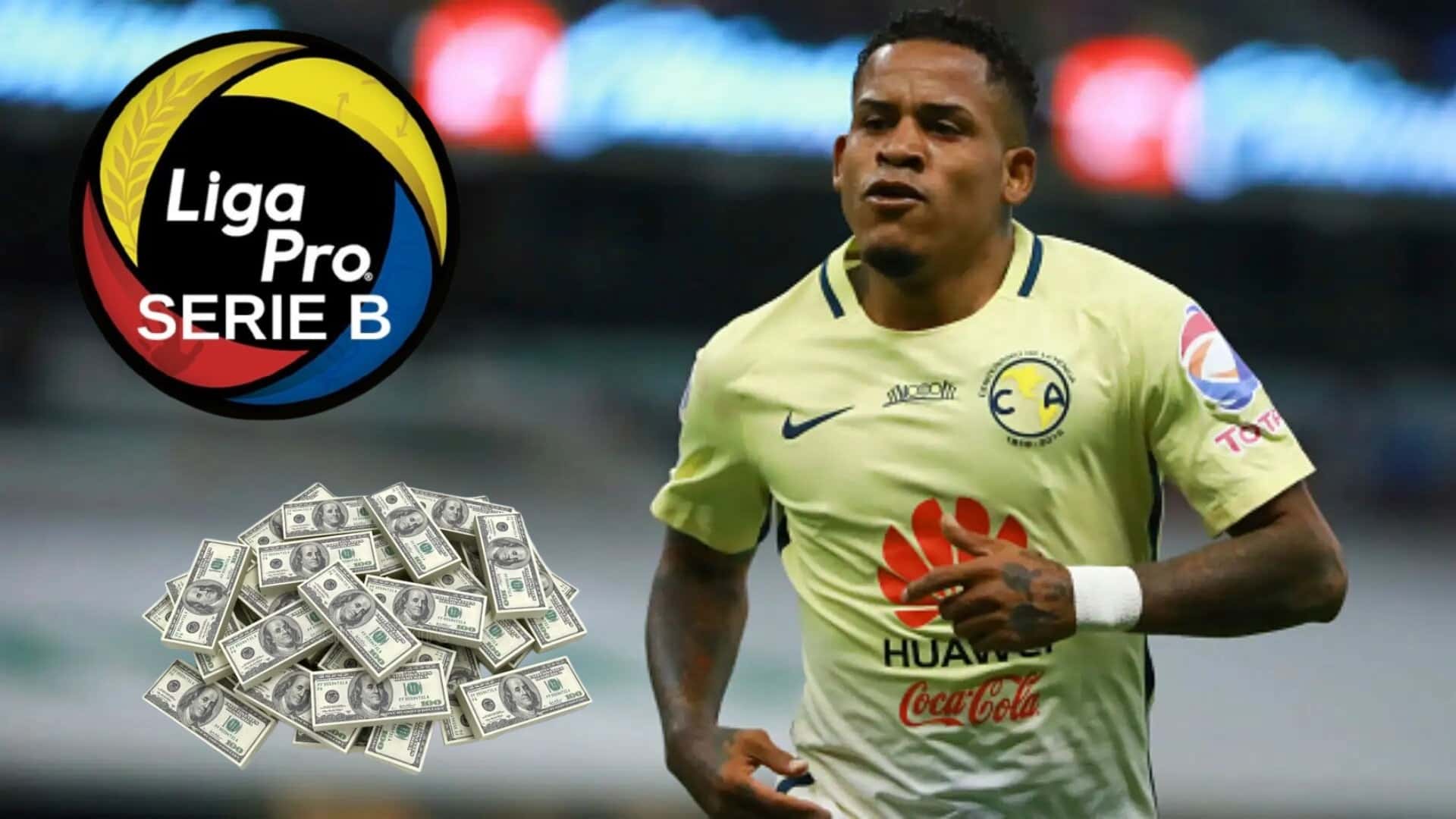 Michael Arroyo en Club América y LigaPro Serie B / Foto de: El Futbolero Ecuador