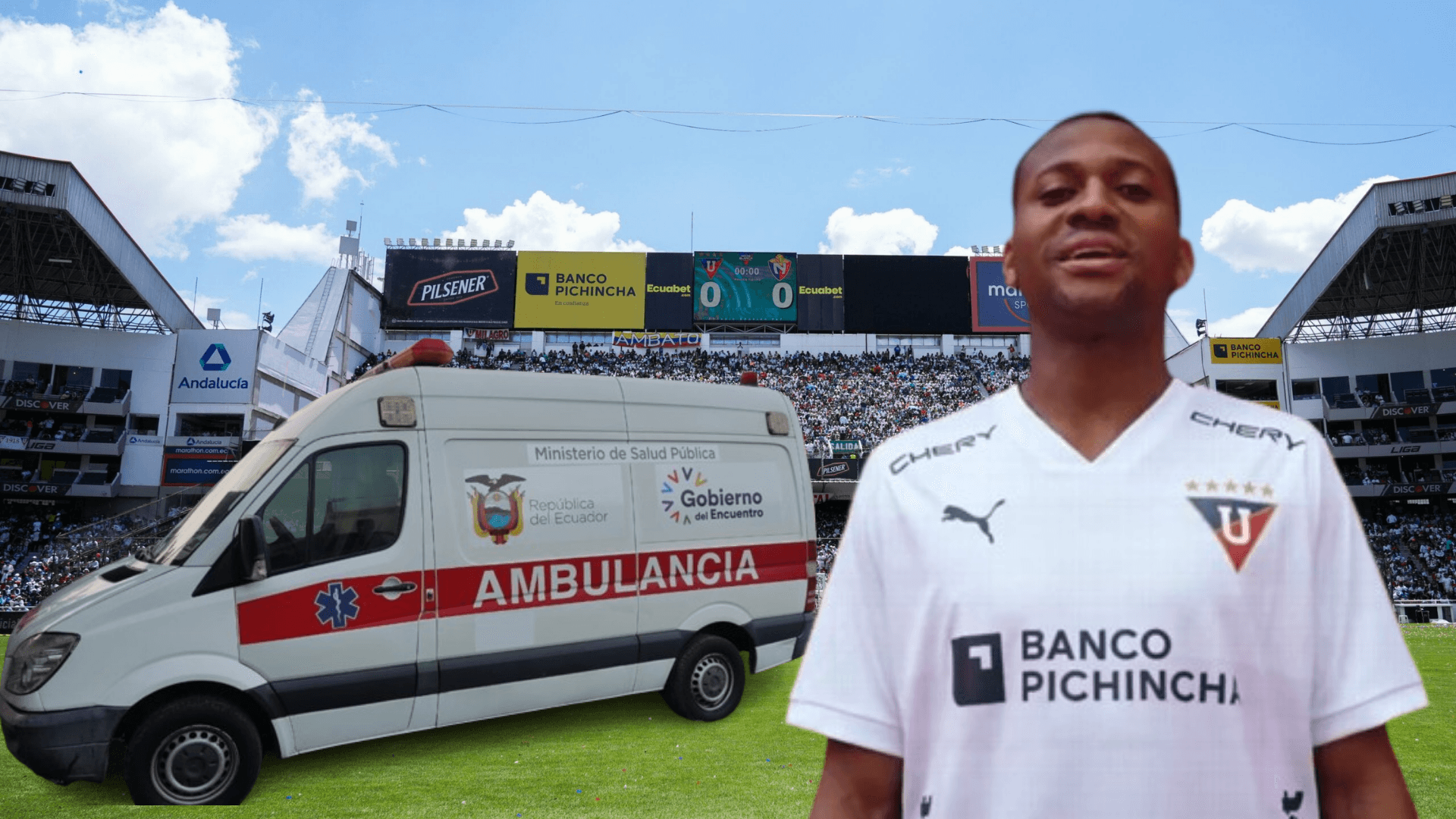 Michael Estrada (Foto tomada de: Liga de Quito/Bomberos Quito)