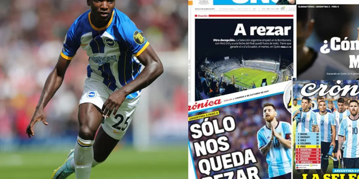 Moisés Caicedo dio un verdadero recital de fútbol en Old Trafford y la prensa argentina se puso a sus pies