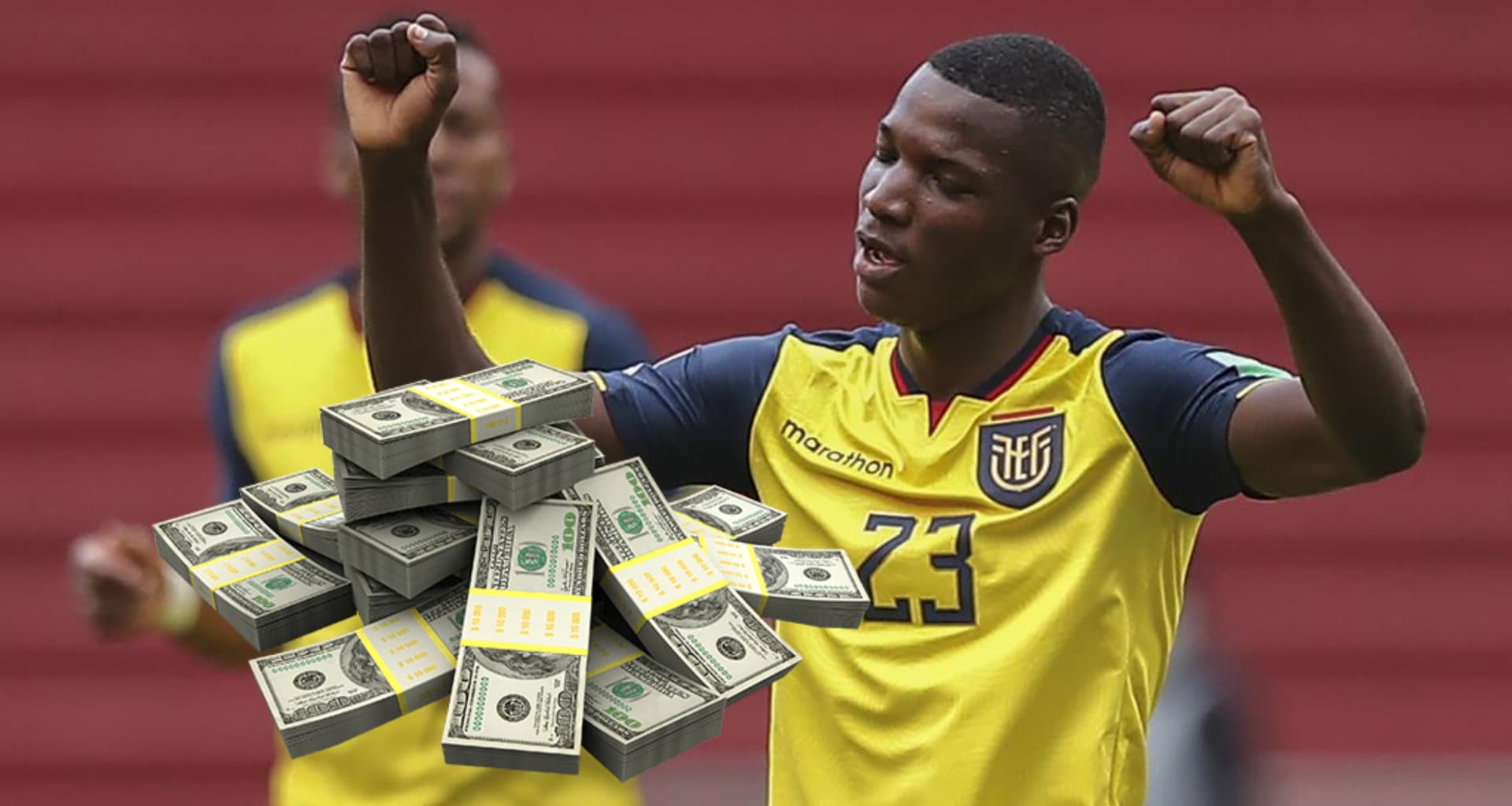 Moisés Caicedo empezó ganando un sueldo normal, ahora percibe una fortuna en Europa