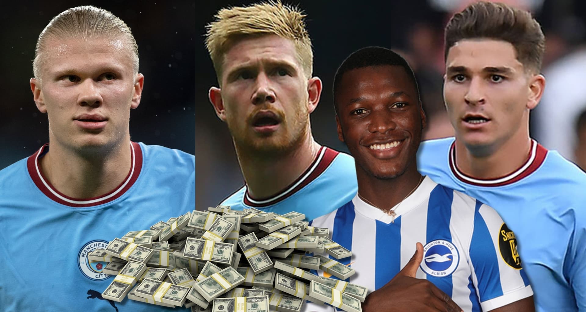 Moisés Caicedo es uno de los mejores jugadores del Brighton y ha superado en precio a esta figura que tiene el Manchester City