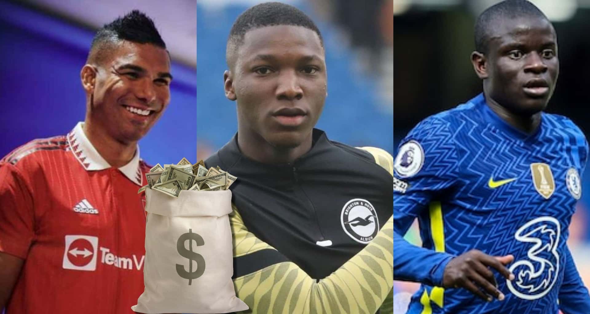 Moisés Caicedo está en la órbita de dos equipos importantes en el mundo, como son Manchester United y Chelsea ¿Dónde podría ganar más?