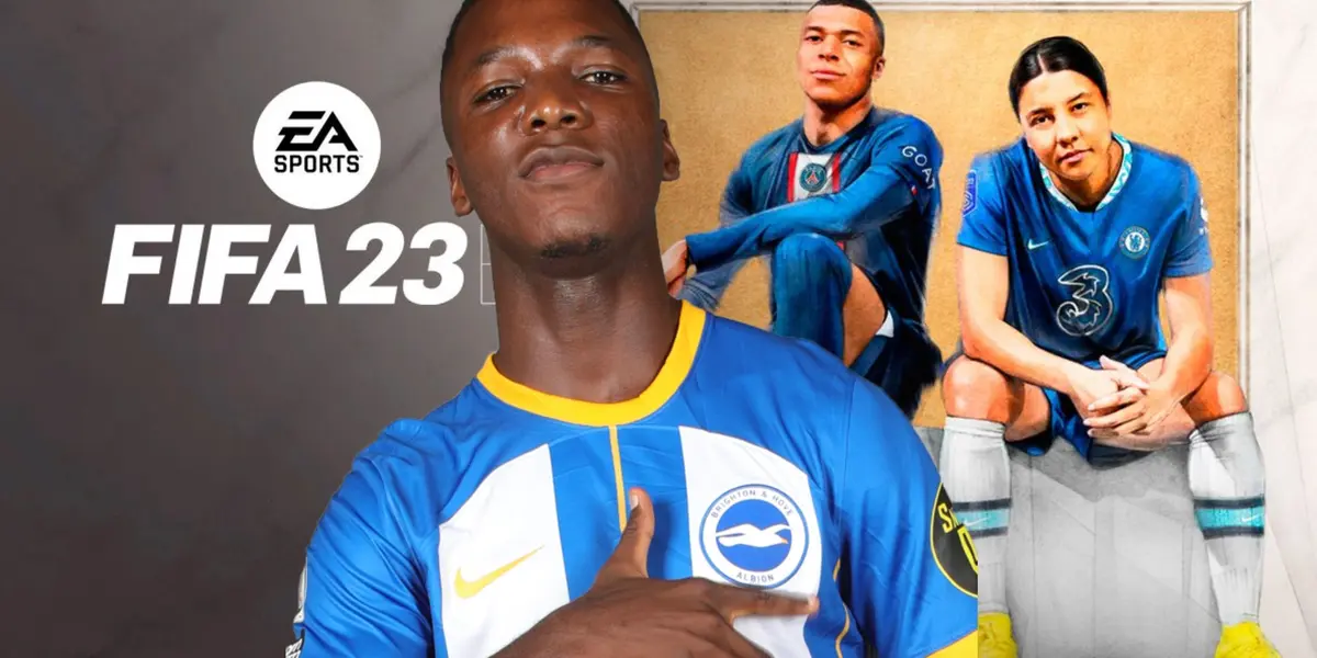 Moisés Caicedo estará totalmente escaneado en el FIFA 23, mira como luce el ecuatoriano