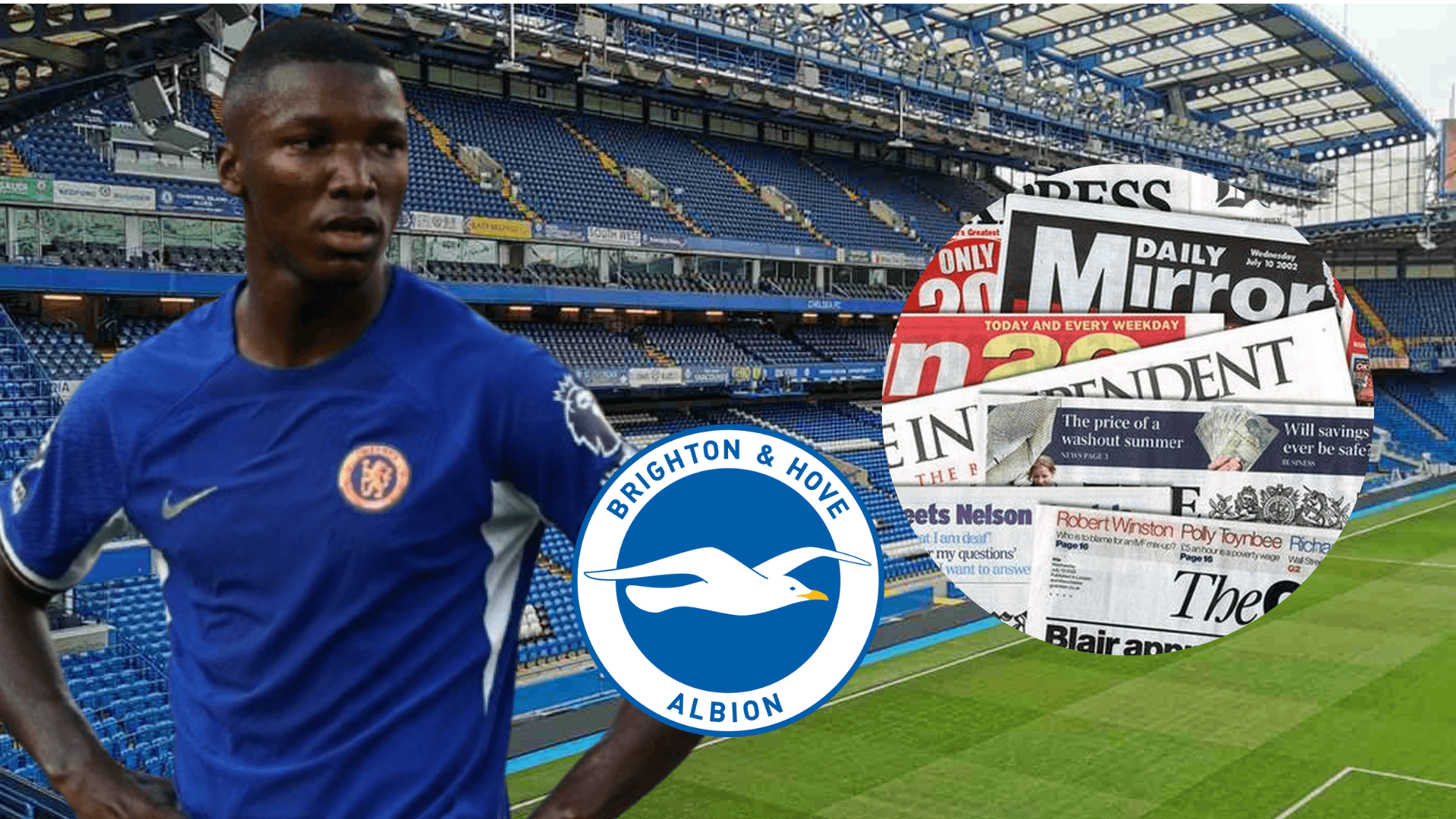 Moisés Caicedo (Foto tomada de: Stadium/Chelsea/Wikipedia/Diario)