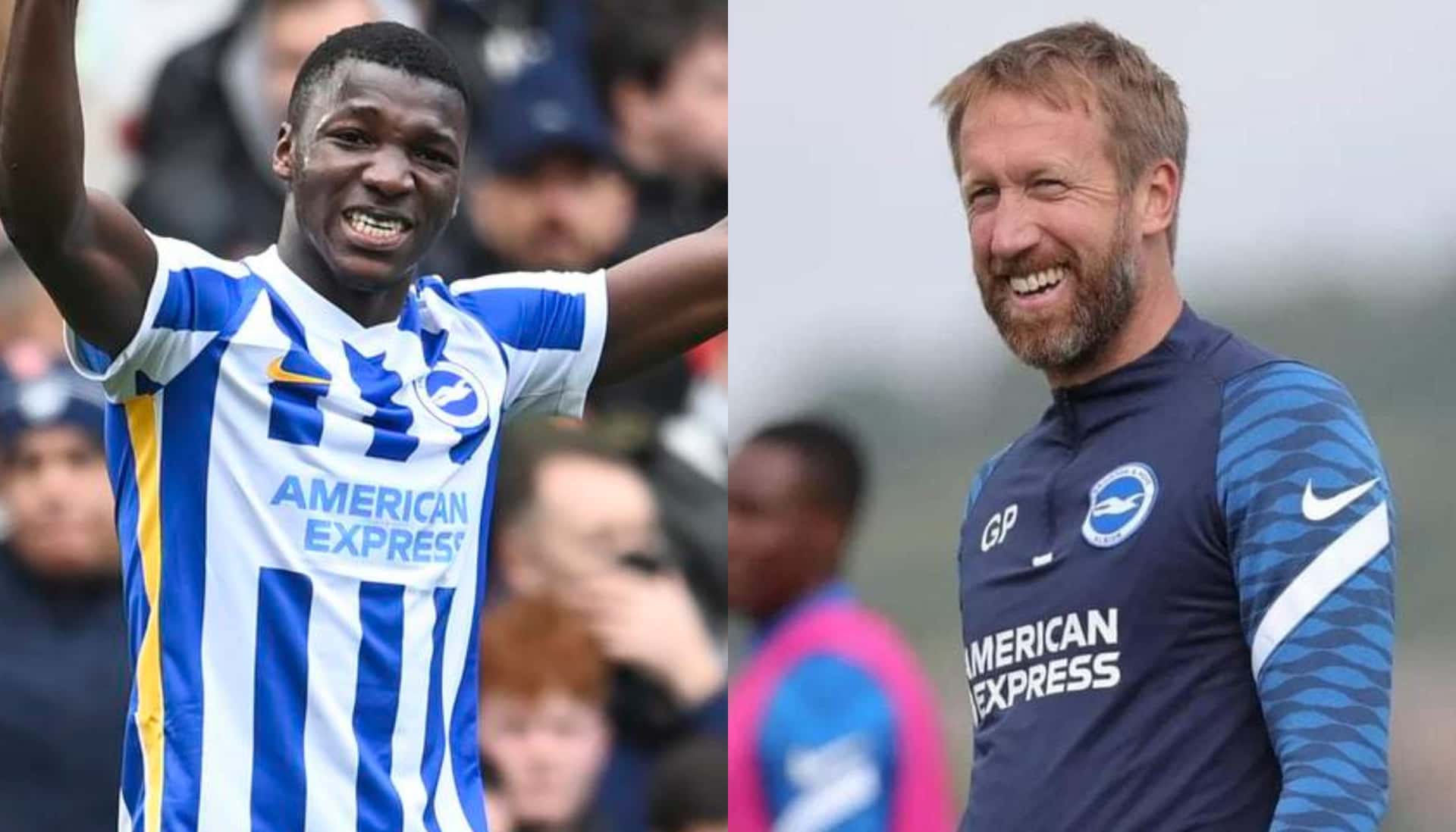 Moisés Caicedo fue figura en su equipo y Graham Potter lo reconoció cuando terminó el partido