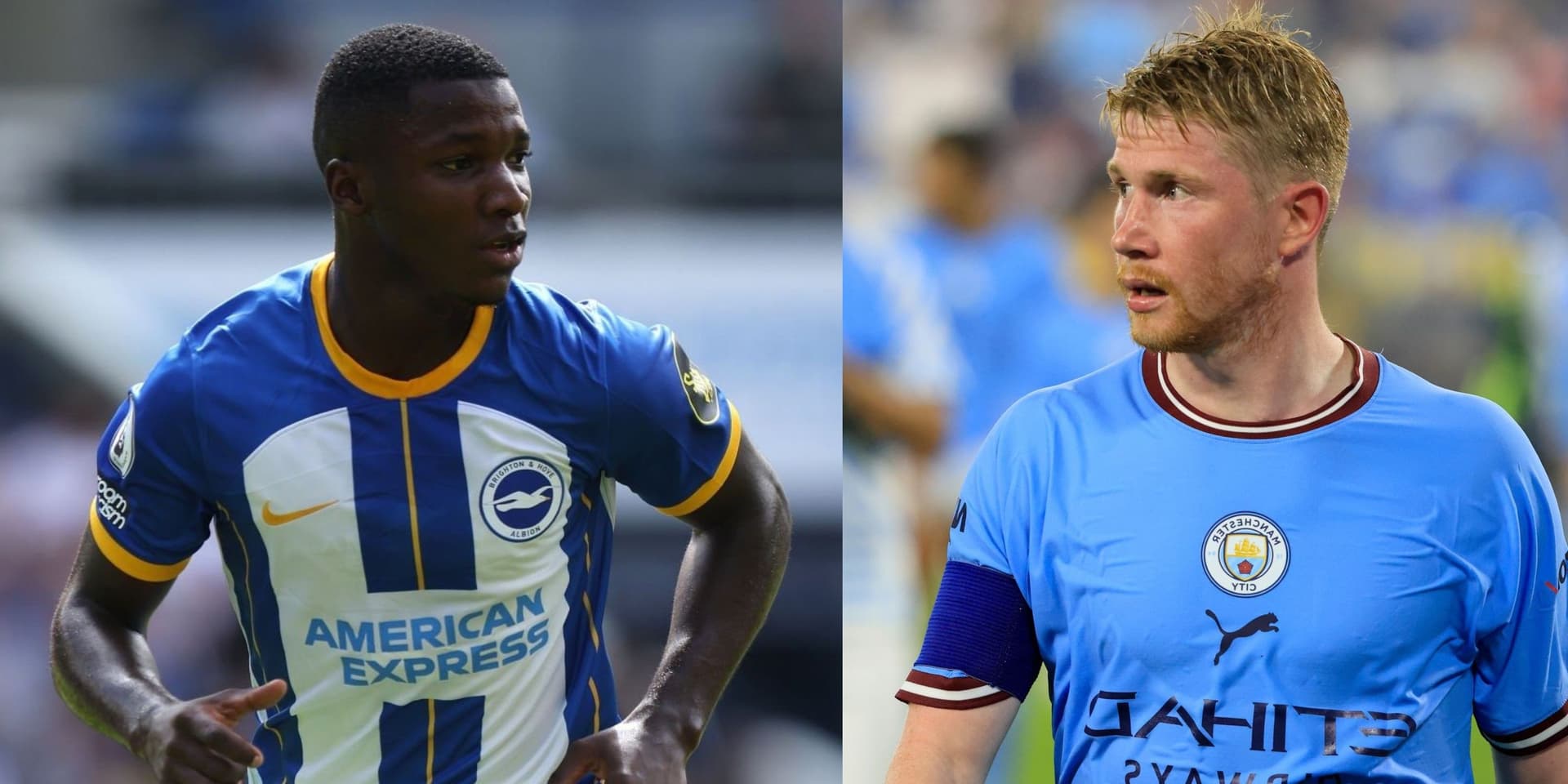 Moisés Caicedo humilló a Kevin De Bruyne en el partido frente al Manchester City