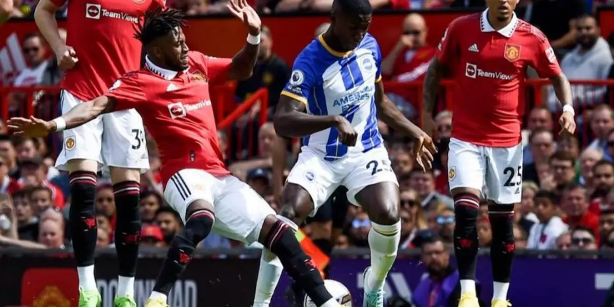 Moisés Caicedo jugó un nuevo partido en la Premier League, esta vez contra el Manchester United