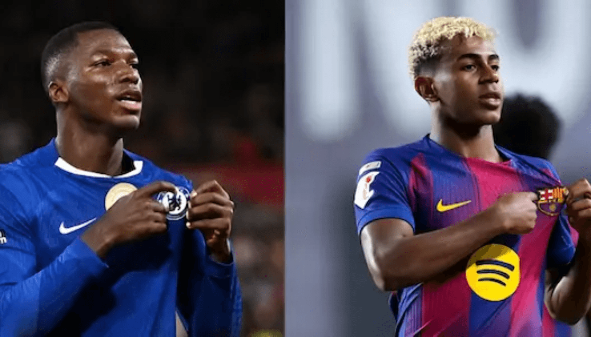 Moisés Caicedo-Lamine Yamal / Foto: Infobae