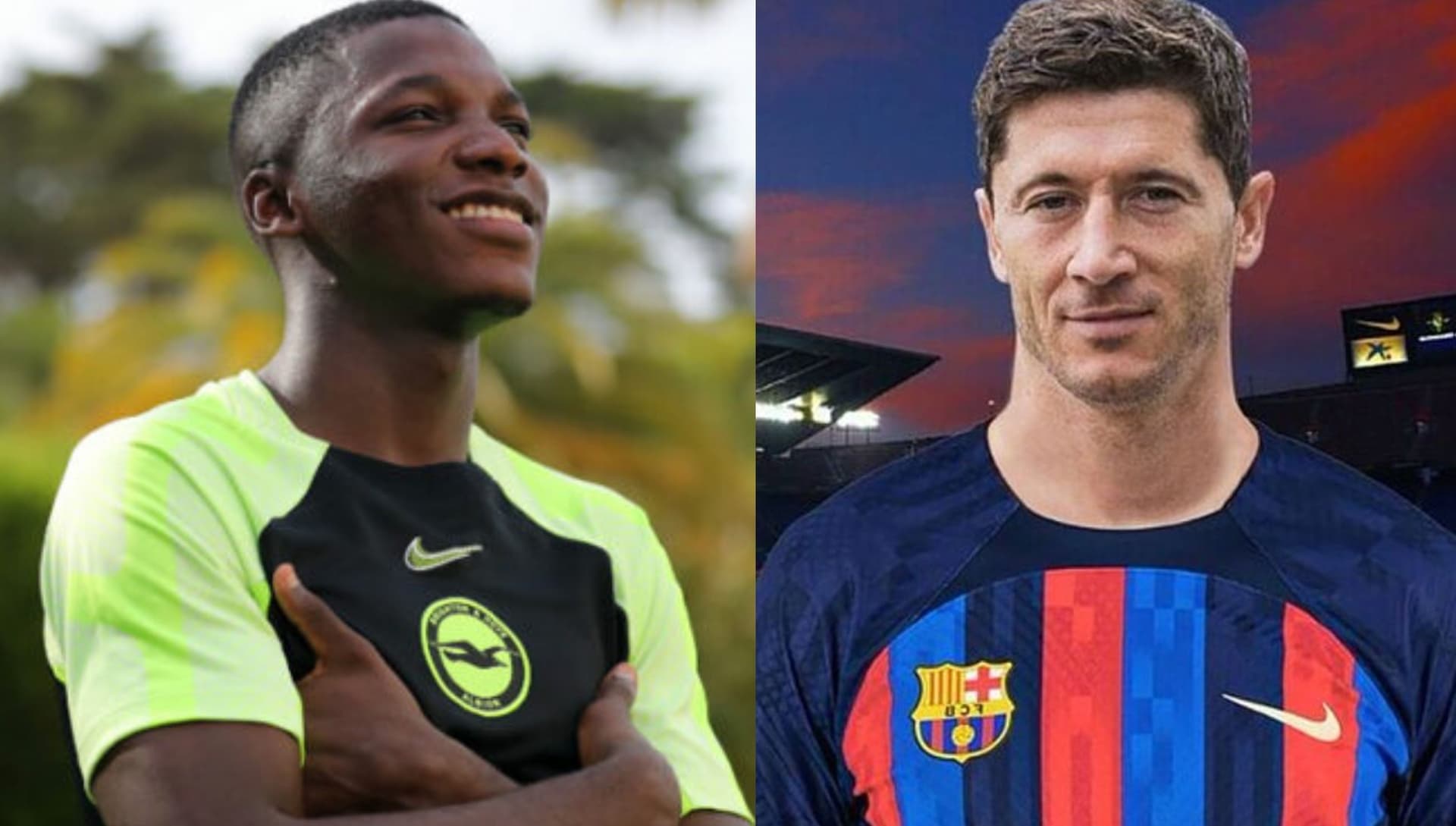 Moisés Caicedo le dio una lección al polaco que es el nuevo fichaje del Barcelona