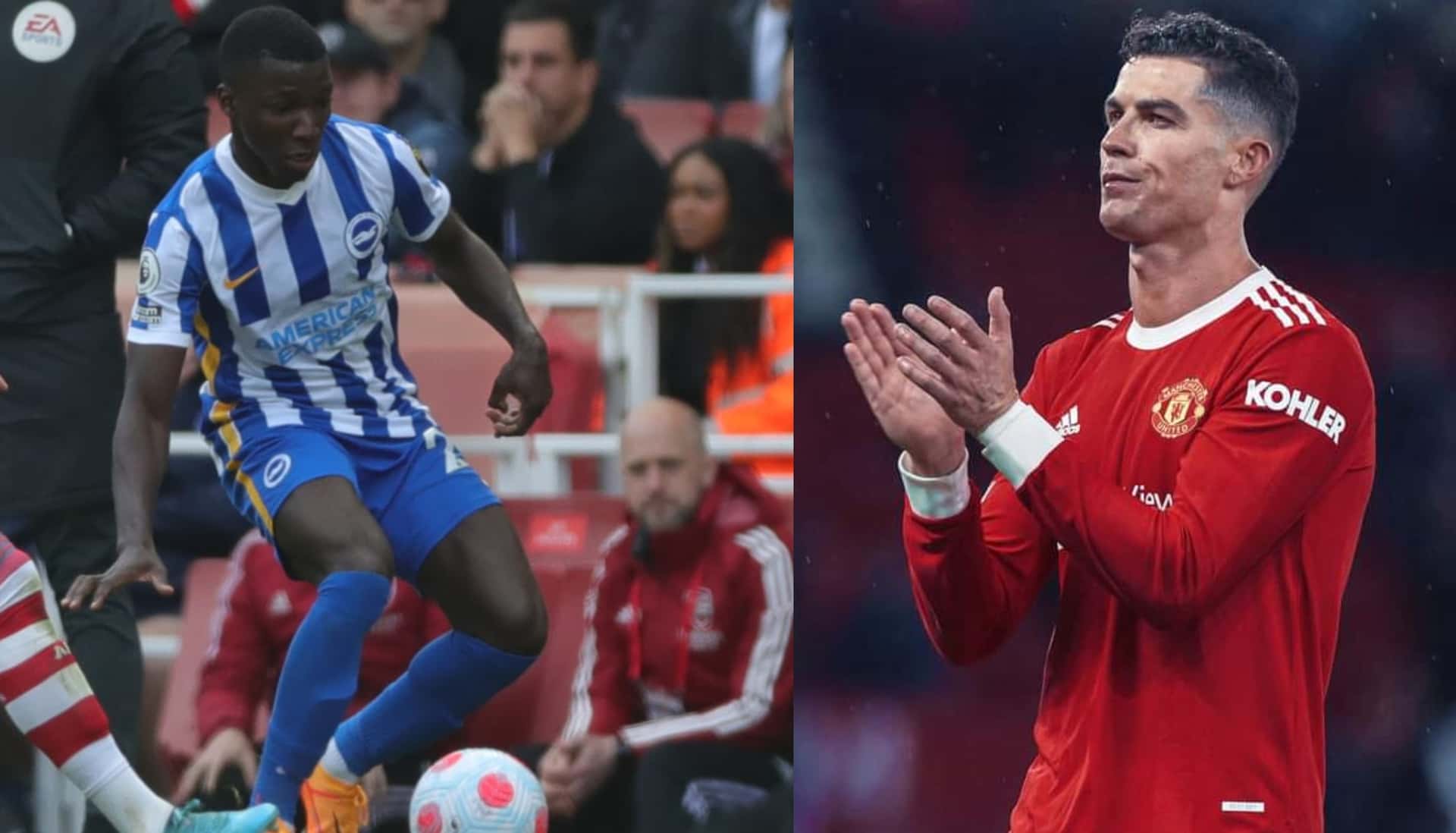 Moisés Caicedo le dio una mano a Cristiano Ronaldo en la Premier League, entérate la razón