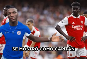 Moisés Caicedo se mostró como capitán en el partido