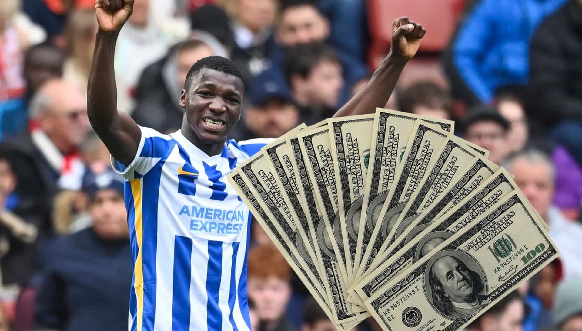 Moisés Caicedo subió de manera oficial su valor en el mercado de transferencias