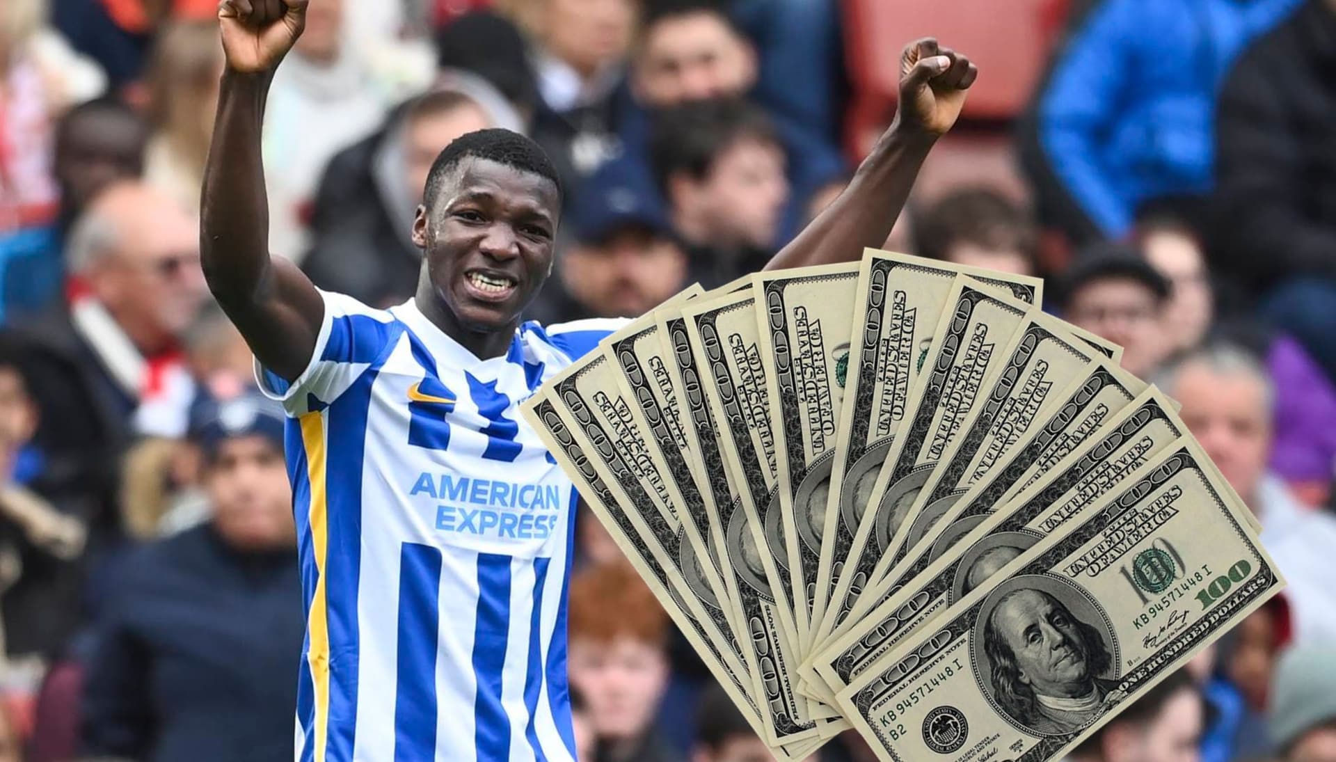 Moisés Caicedo subió de manera oficial su valor en el mercado de transferencias