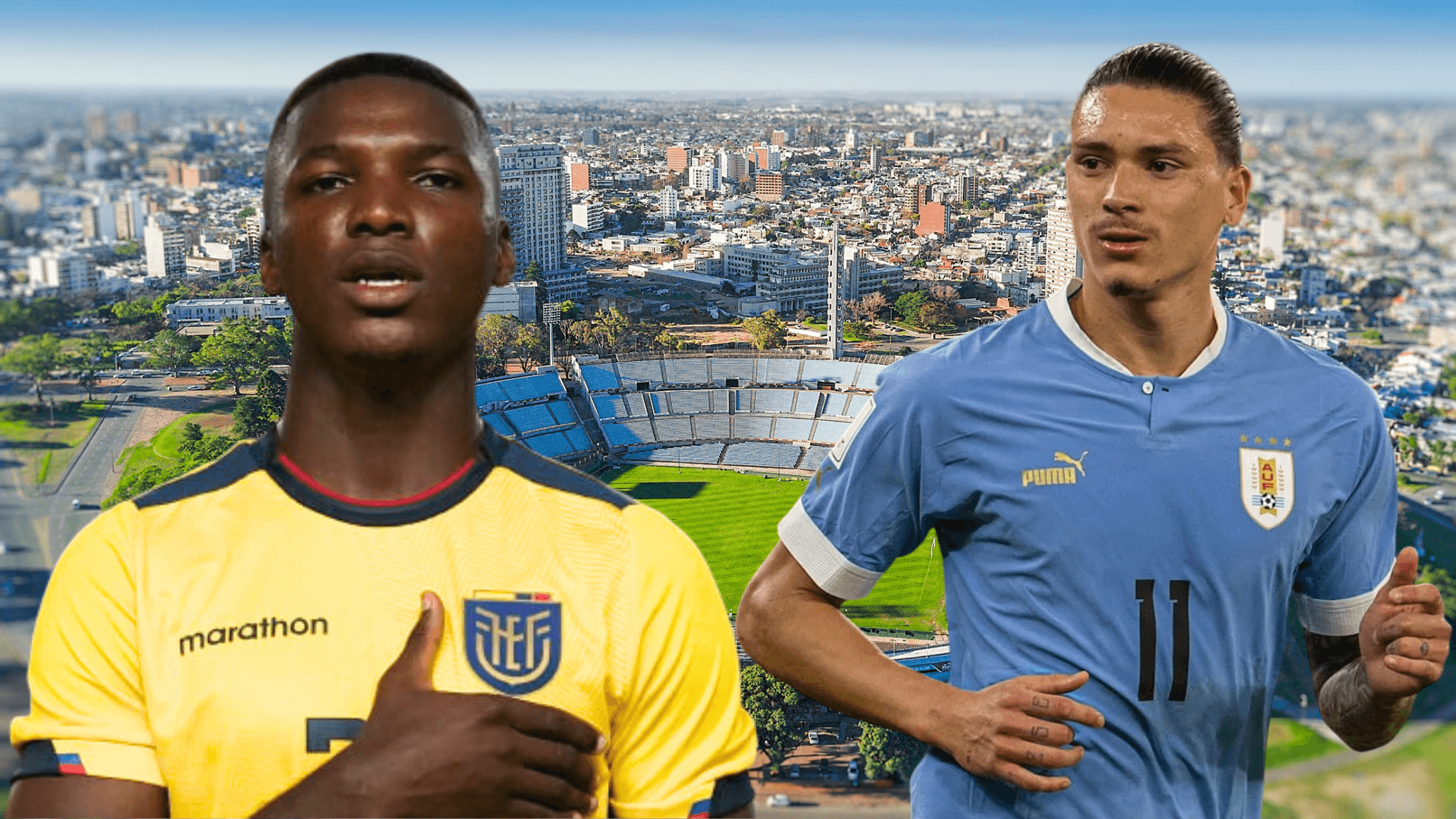Moisés Caicedo y Darwin Núñez (Foto tomada de: Days in Montevideo/Anfield/Moisés Caicedo)