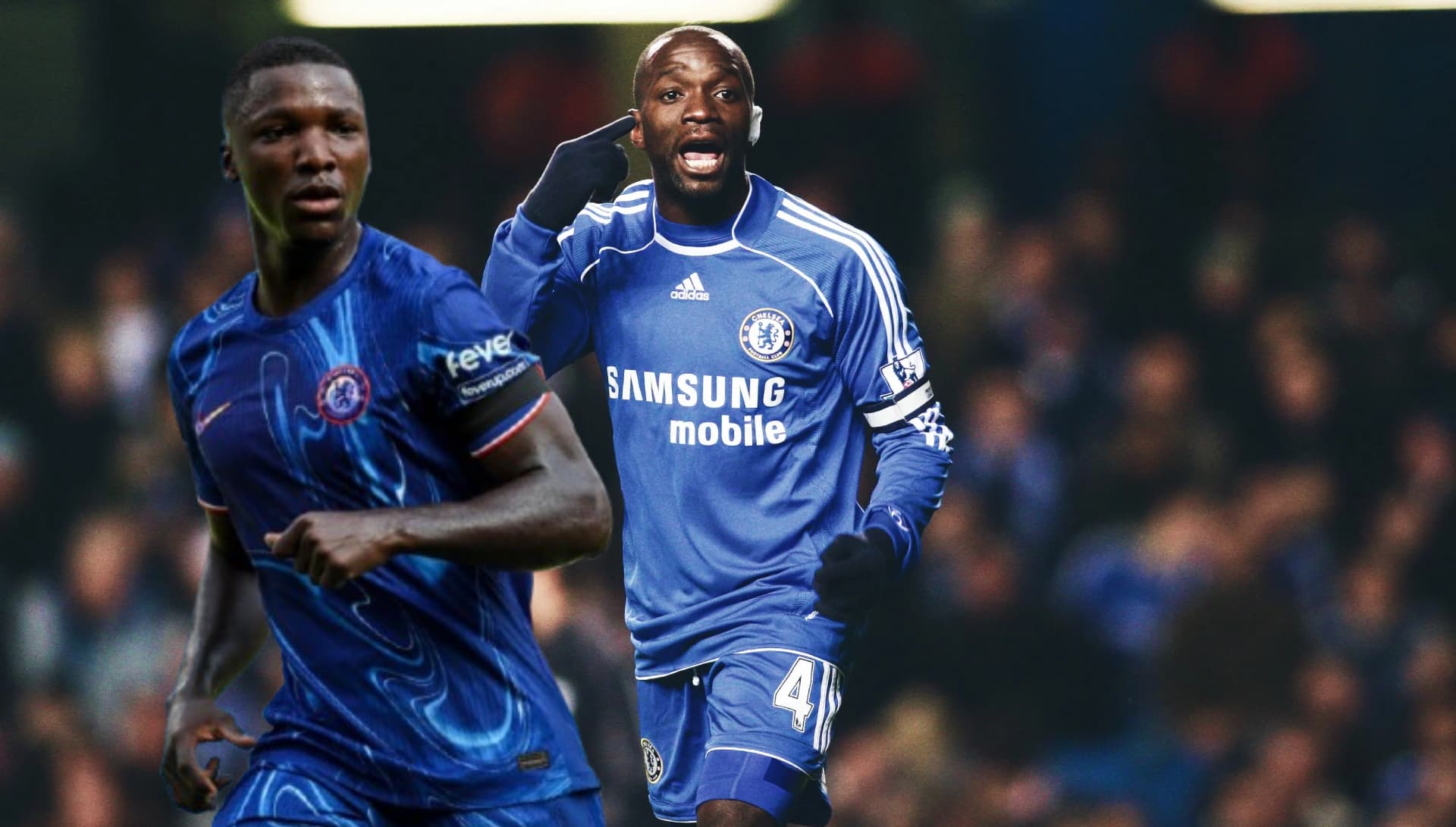 Moisés Caicedo y Makelele