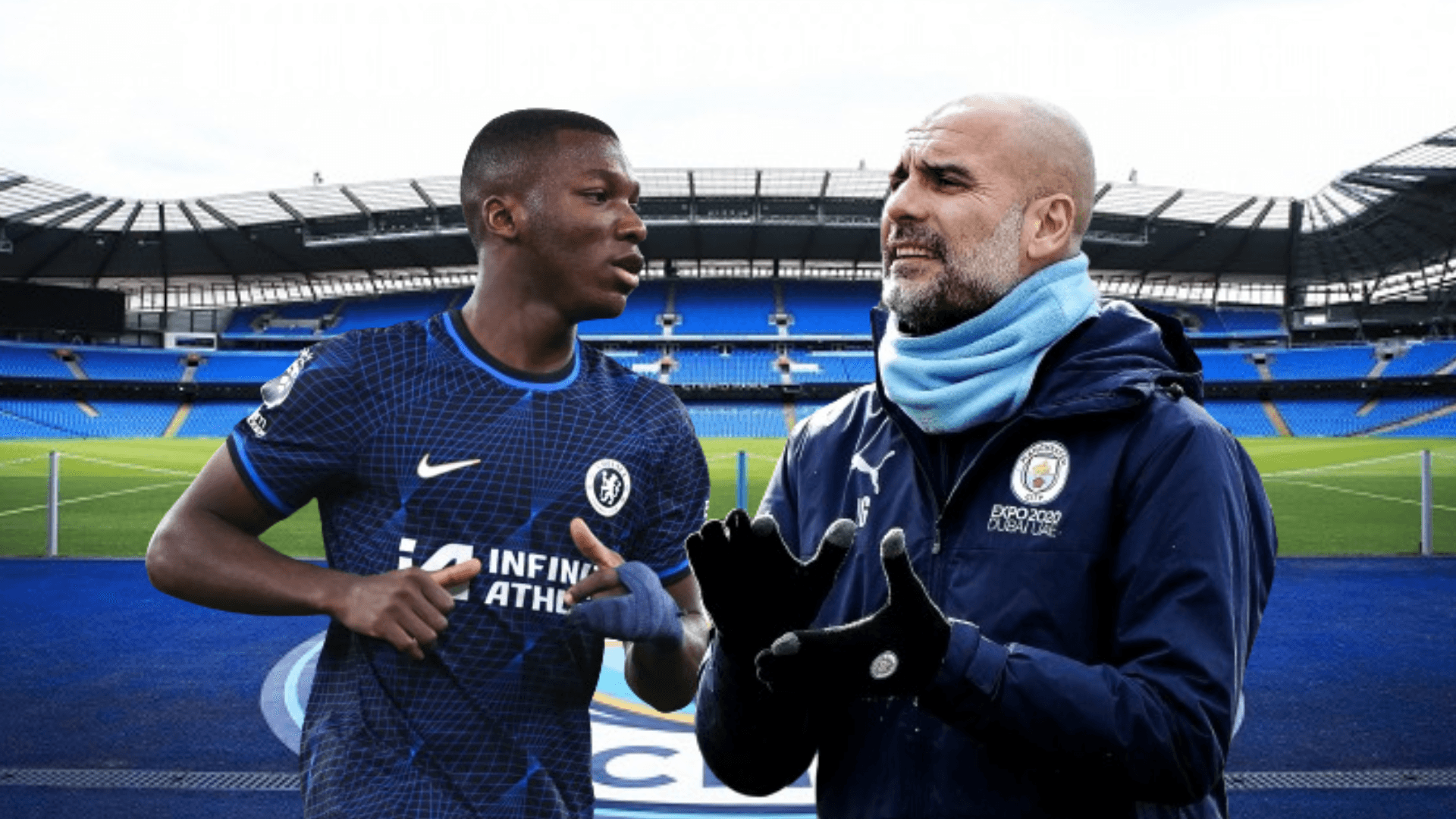 Moisés Caicedo y Pep Guardiola se volverán a encontrar