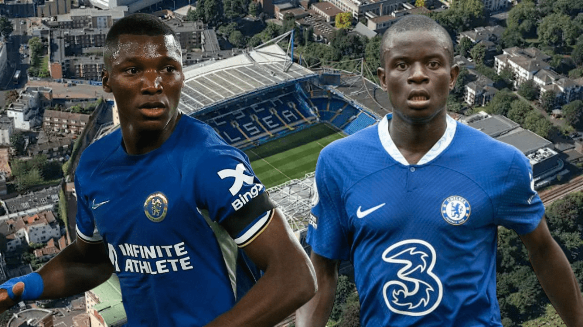 Moisés Caicedo y Stern (Foto tomada de: Chelsea/Stern)