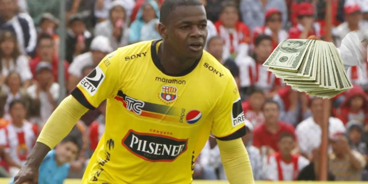 Narciso Mina es recordado por ser goleador del Fútbol Ecuatoriano con Barcelona SC y además campeón. En México cobró una fortuna pero hoy su salario es mucho menor en su equipo