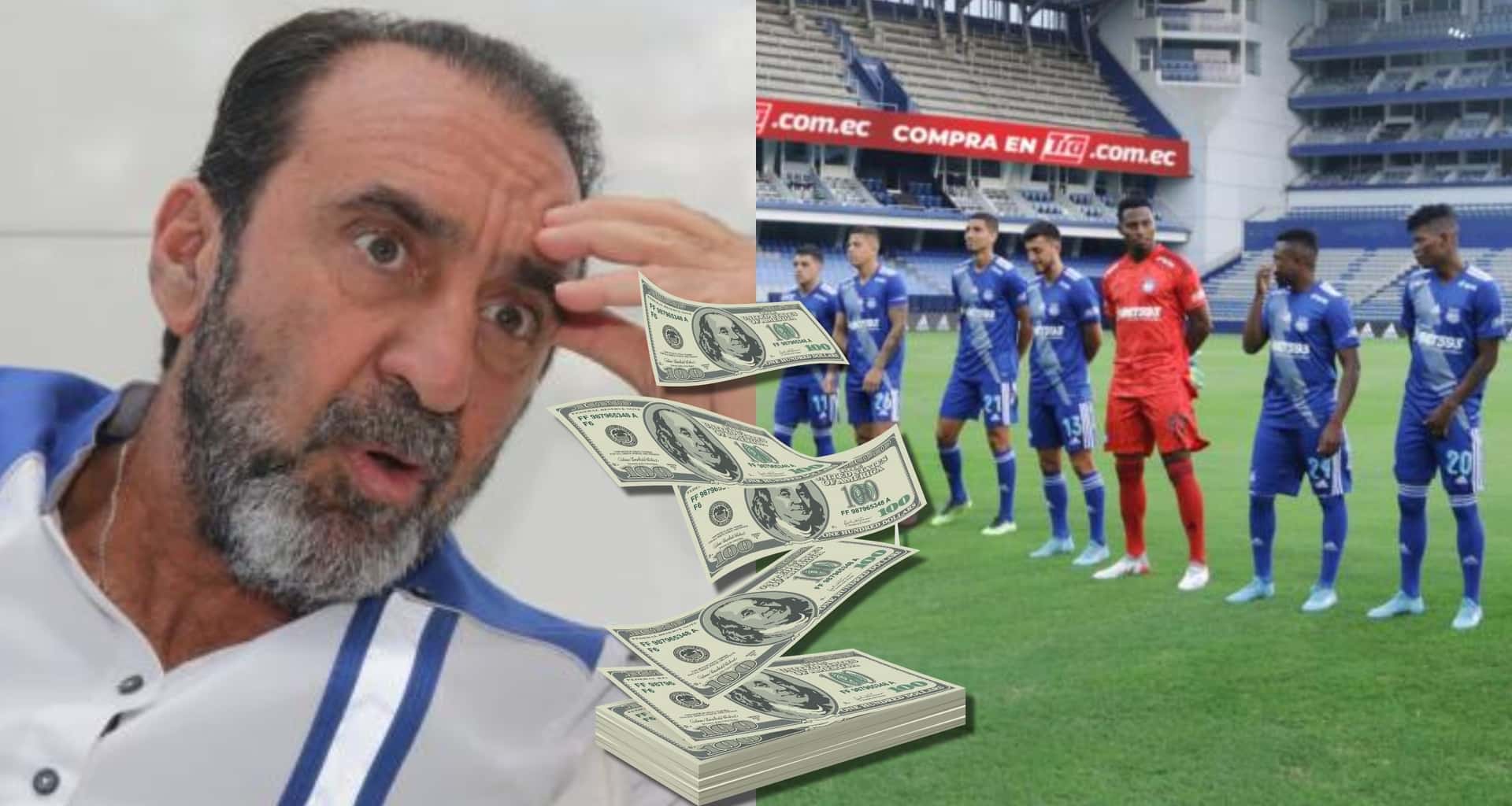 Nassib Neme dejó una deuda con los jugadores en Emelec y dicen que se hará cargo la nueva directiva