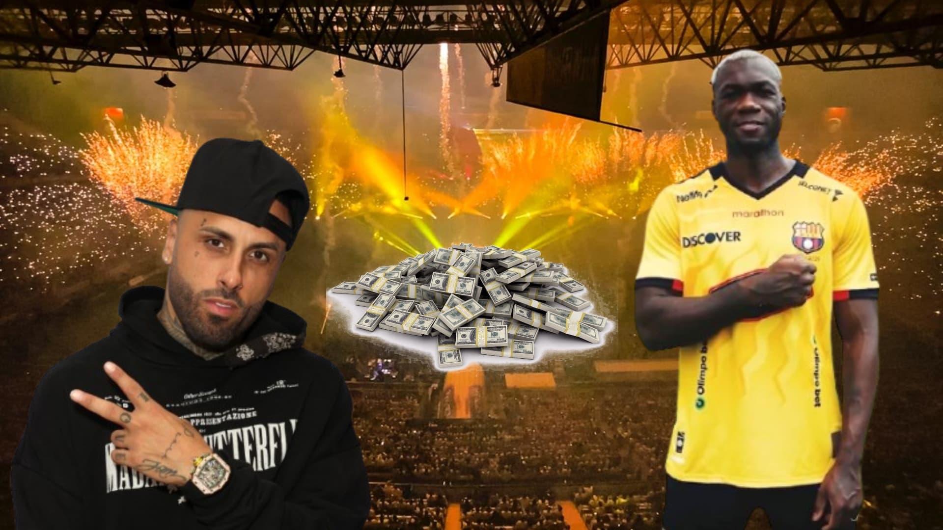 Nicky Jam y Felipe Caicedo (Foto tomada de: Wikipedia)