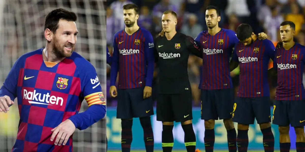 No ha todos los jugadores del FC Barcelona cayó bien que se anuncié el regreso del 10 al club