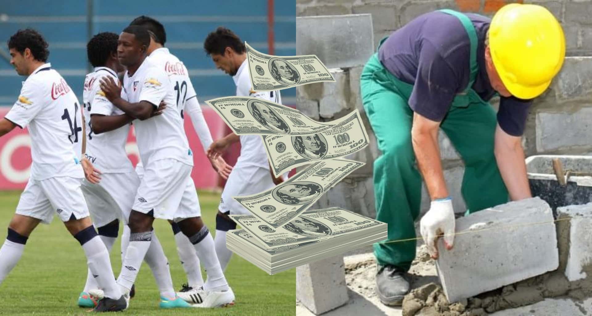 No le fue bien en Liga de Quito, no invirtió bien su dinero y ahora trabaja como albañil