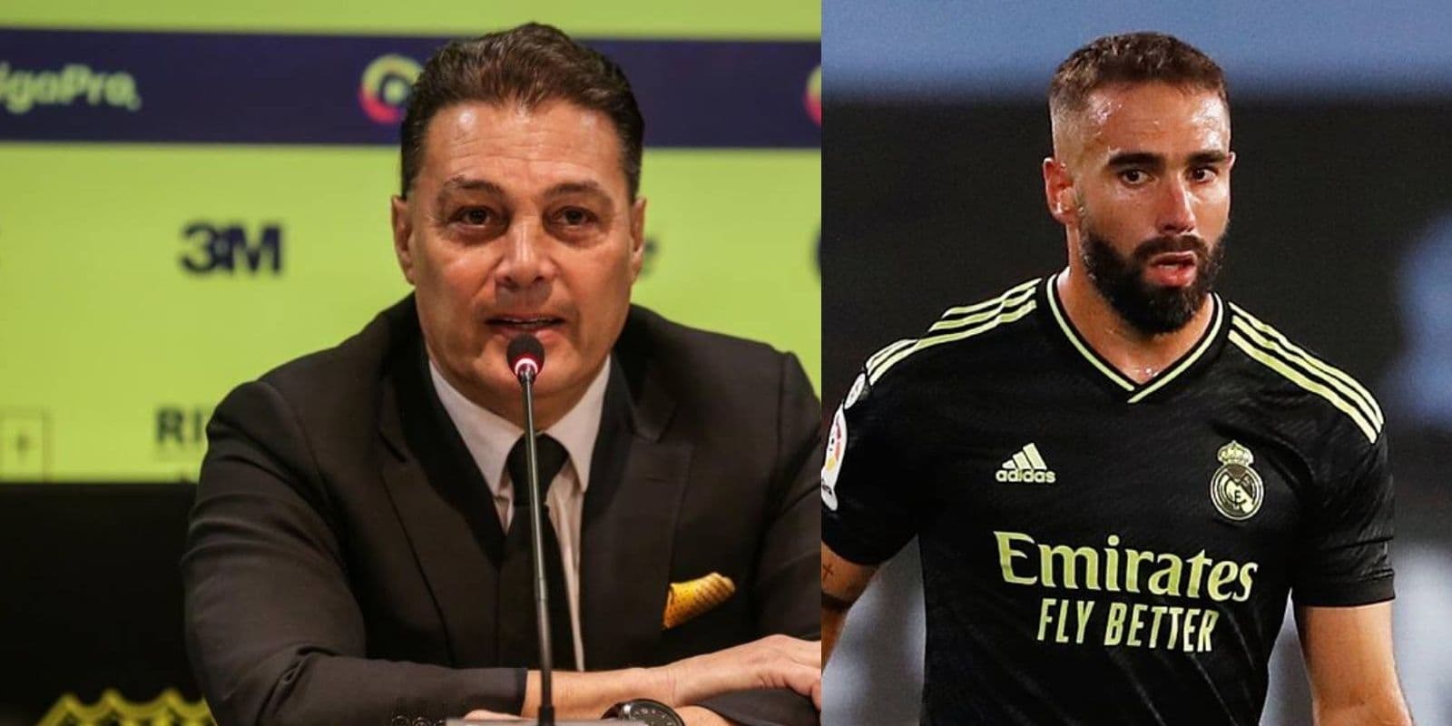 No puede ni parar el balón, pero Alfaro lo comparó con Dani Carvajal del Madrid