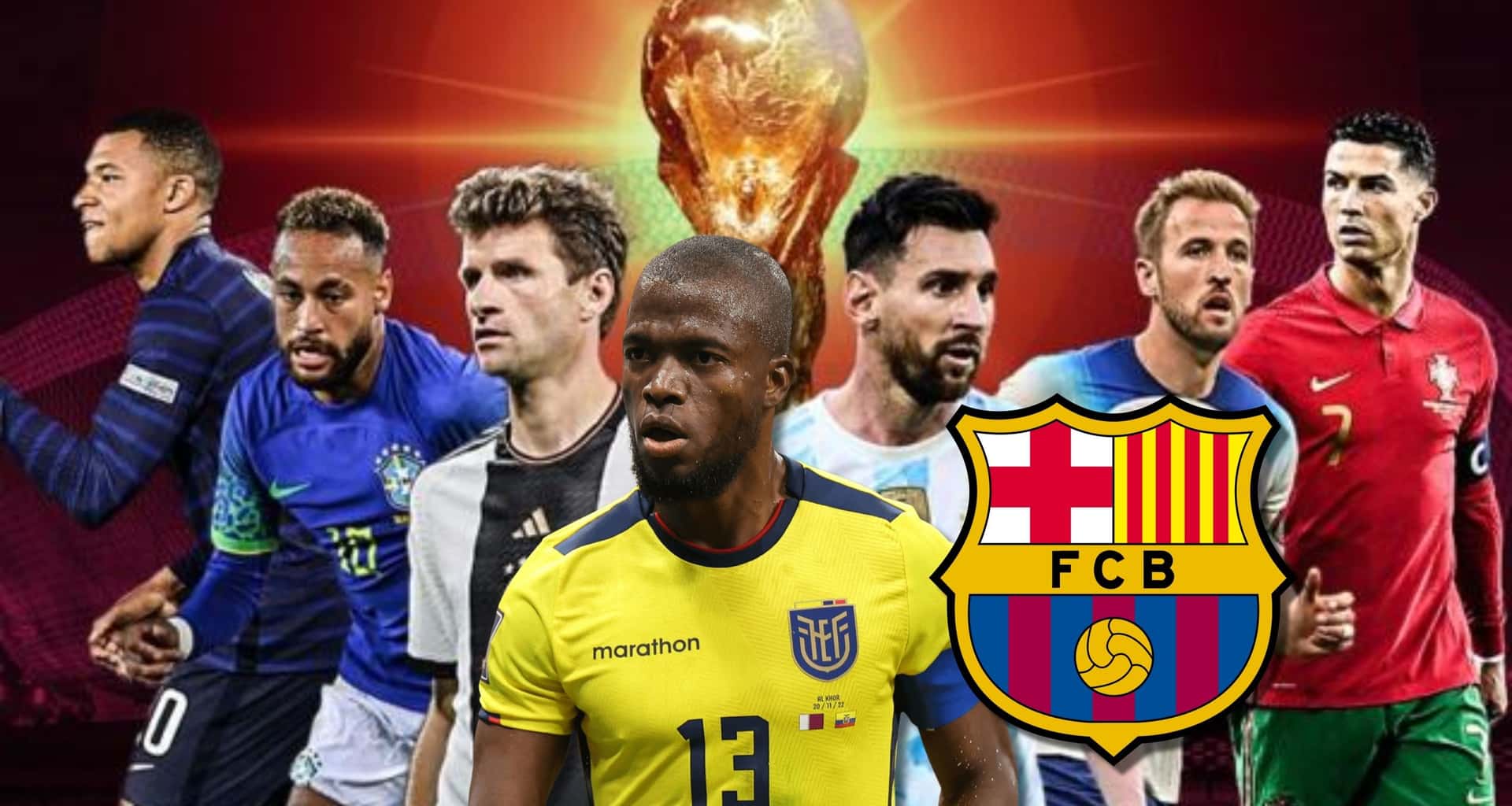 No solo Enner Valencia está en lista del FC Barcelona, porque también quieren a un campeón del mundo