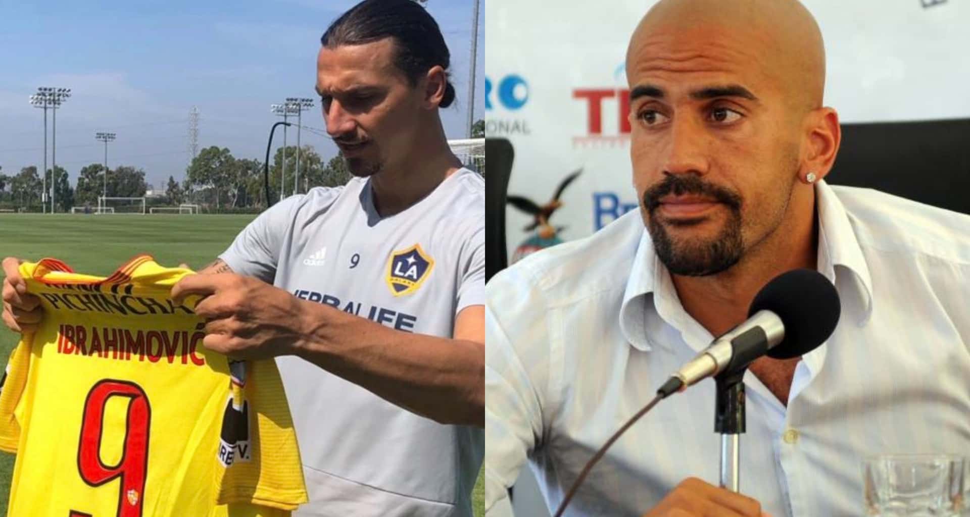 Nuevas personalidades del fútbol siguen recibiendo la camiseta de Barcelona SC, antes Zlatan Ibrahimovic y ahora Juan Sebastián Verón
