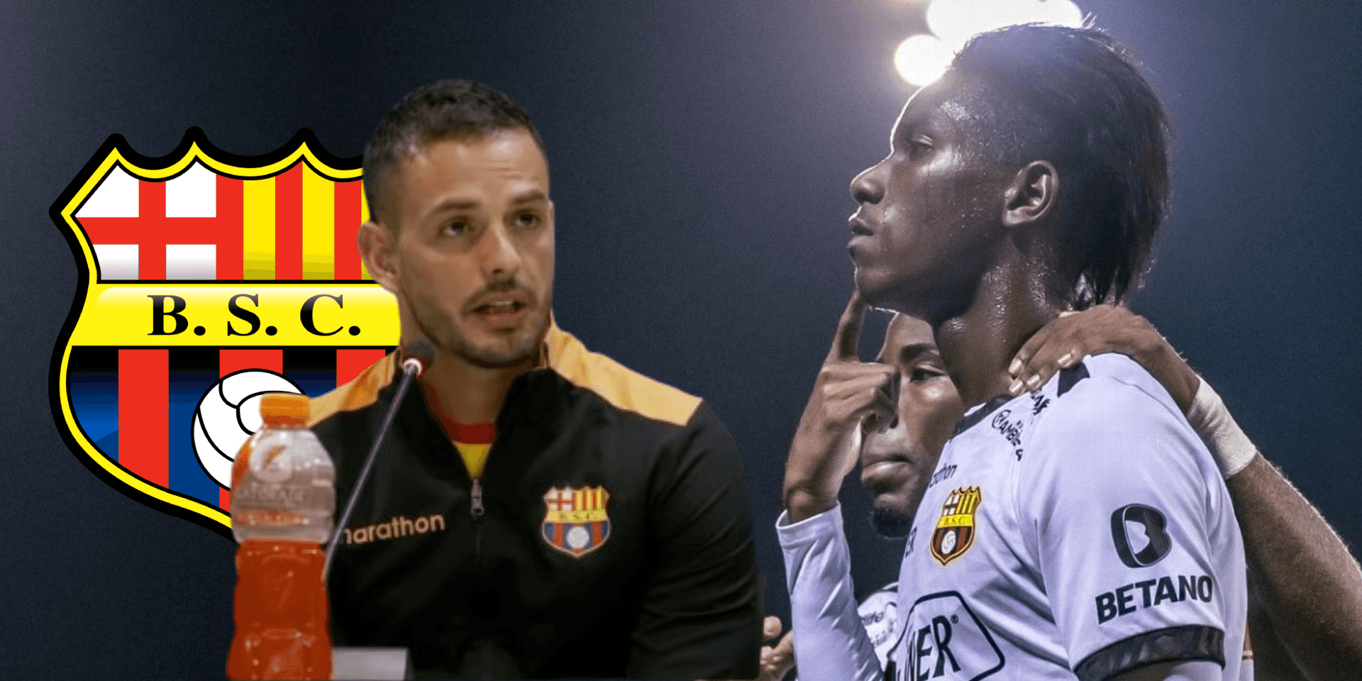 Octavio Rivero y Allen Obando en Barcelona (Fuente: EXTRA)