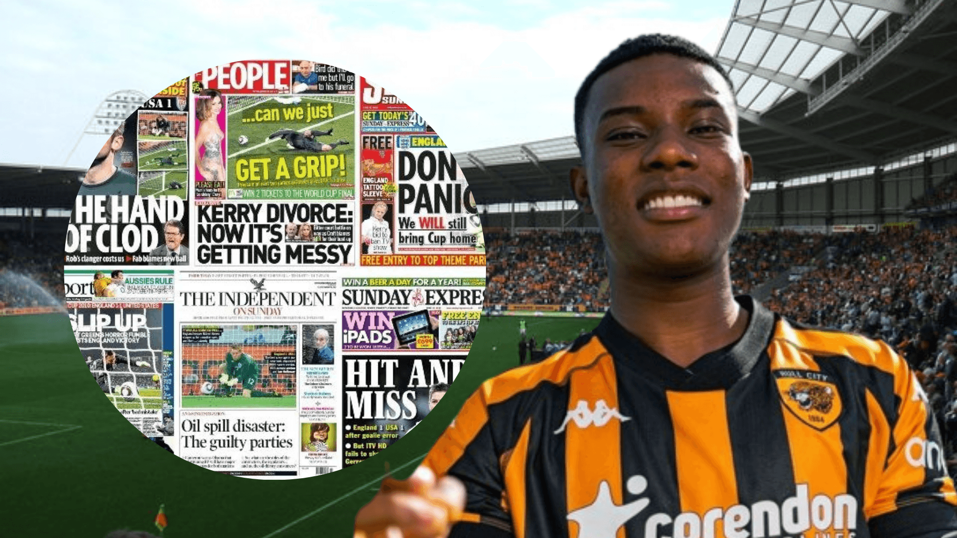 Óscar Zambrano (Foto tomada de: Hull City/Inglaterra)