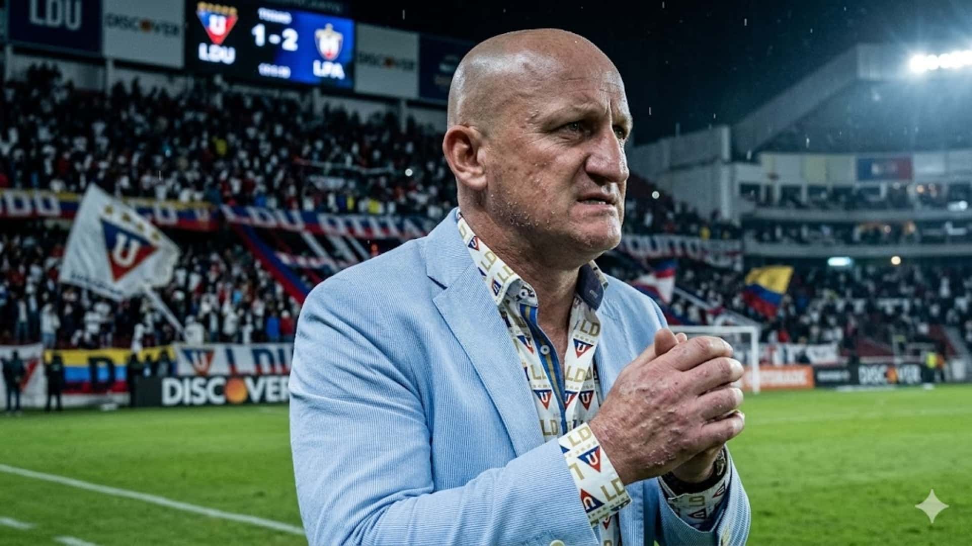 Pablo Repetto, ex entrenador de Liga de Quito, se le pelaba la piel por estrés de dirigir