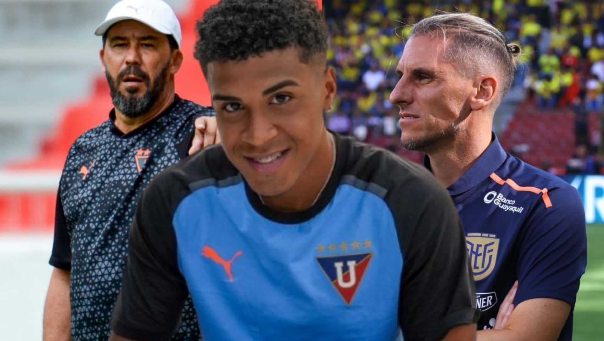 Pablo Sánchez, Juan Sebastián Rodríguez y Beccacece
