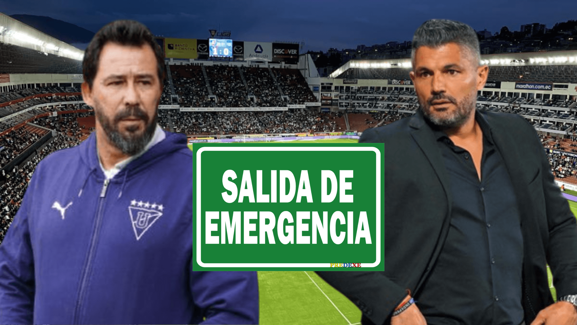 Pablo Sánchez y Javier Gandolfi (Foto tomada de: Primicias/API/Extintor)