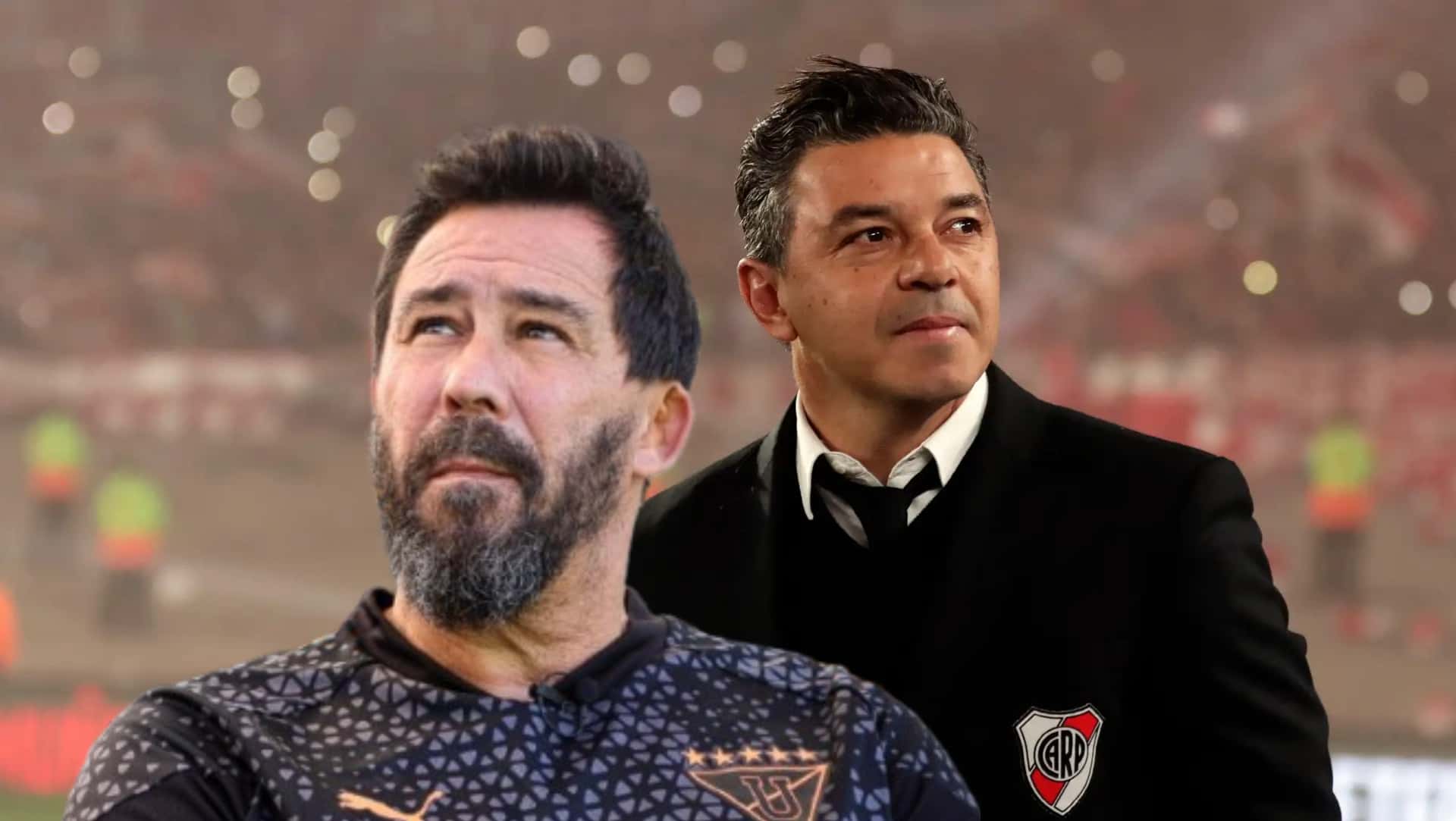 Pablo Vitamina Sánchez y Marcelo Gallardo
