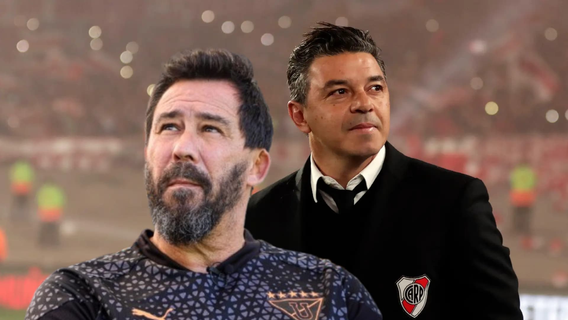 Pablo Vitamina Sánchez y Marcelo Gallardo