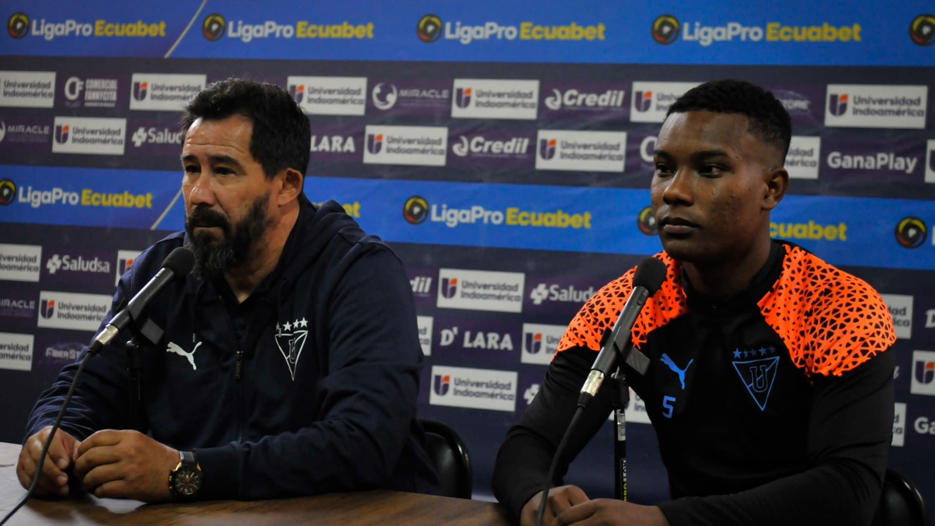 Pablo Vitamina Sánchez y Oscar Zambrano / Foto: LDU