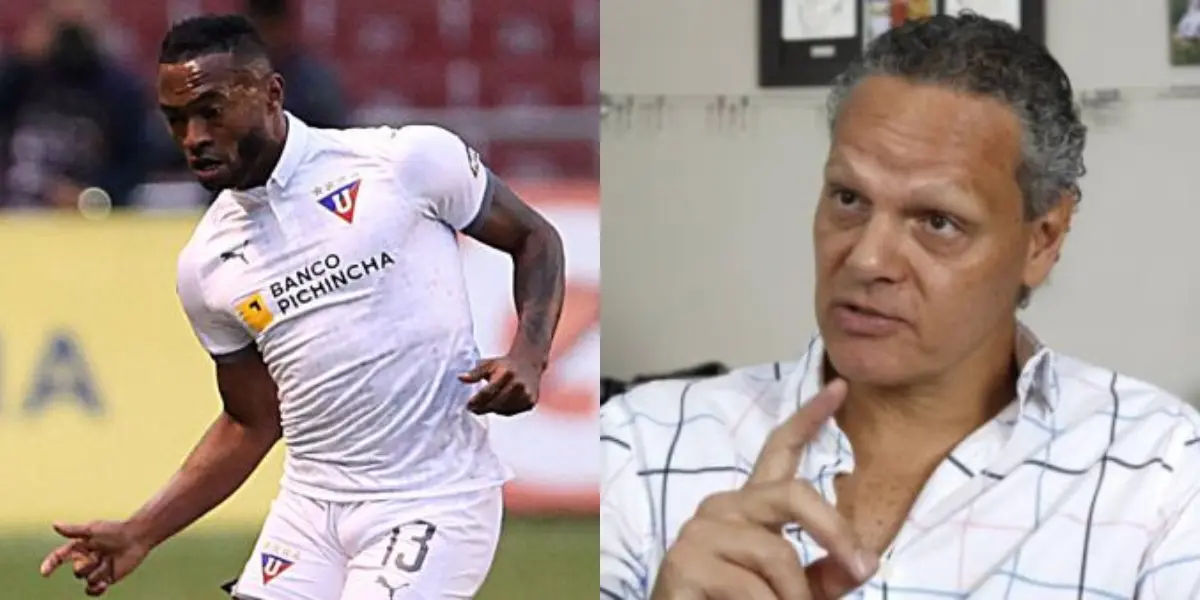 Pedro Pablo Perlaza no está en su mejor nivel y para Esteban Paz, directivo de Liga de Quito, se debe a que cambió porque Boca Juniors lo buscó meses atrás como un posible refuerzo