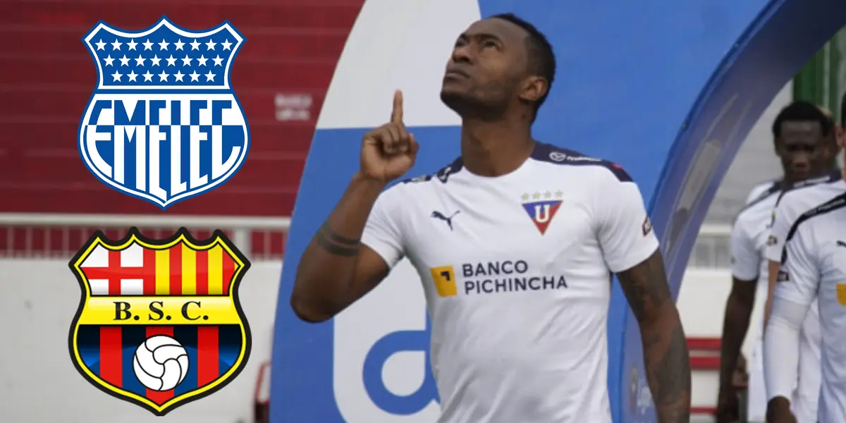 Pedro Pablo Perlaza pidió su salida de Liga de Quito para el 2022 y su futuro estará entre Barcelona SC y Emelec. Mira lo que costó su pase desde Delfín SC