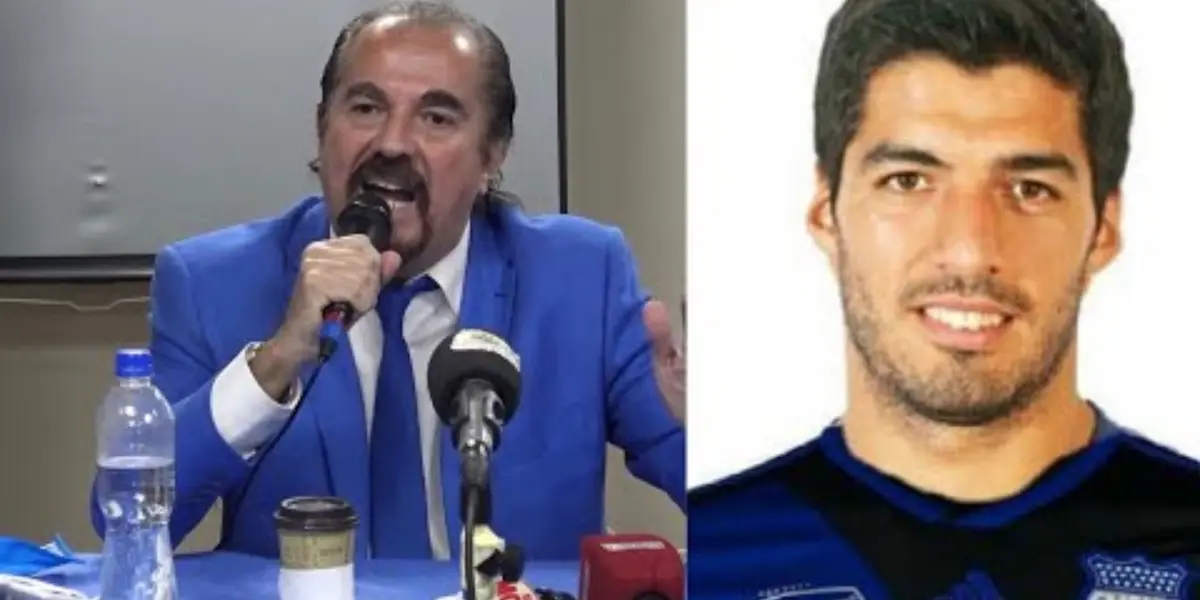 Pepe Auad dijo que tenía un precontrato con Luis Suárez para traerlo a Emelec y otro equipo ecuatoriano se mofó
